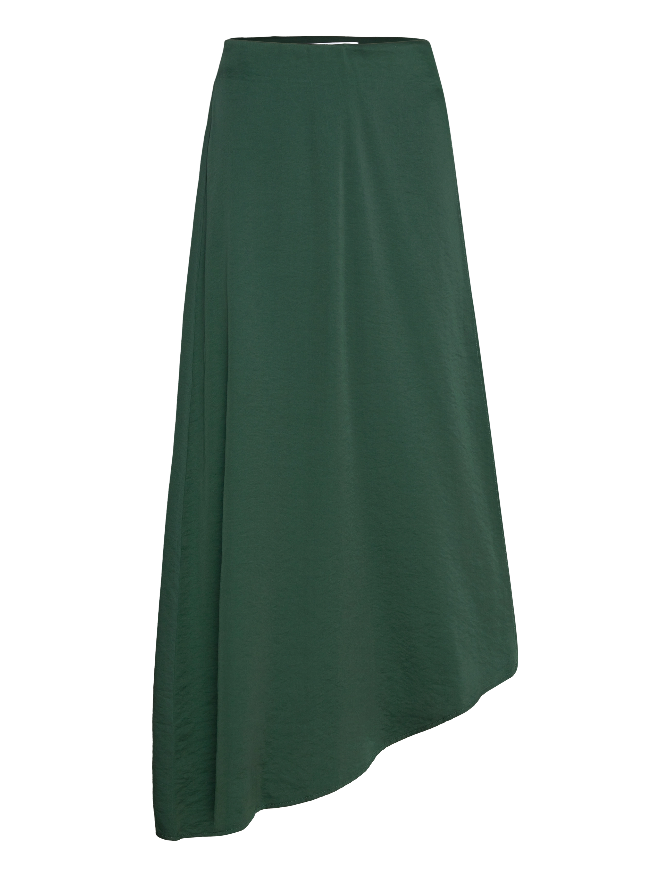 Selected SLFJEAN MW ASYMETRIC ANKLE SKIRT B - Selected - SCARAB / green