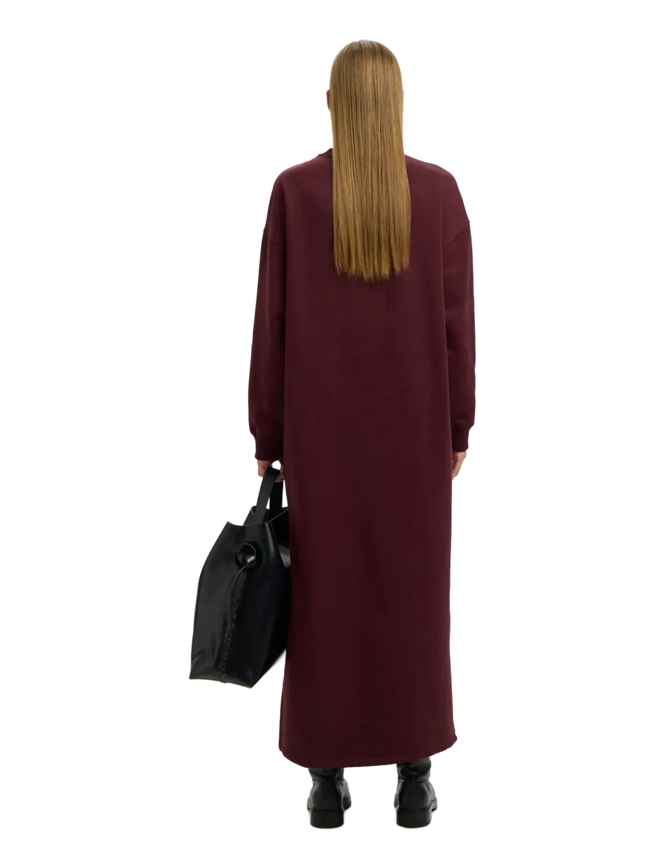 Selected - SLFGIA LS ANKLE DRESS - t-shirtkjoler - fig - 2
