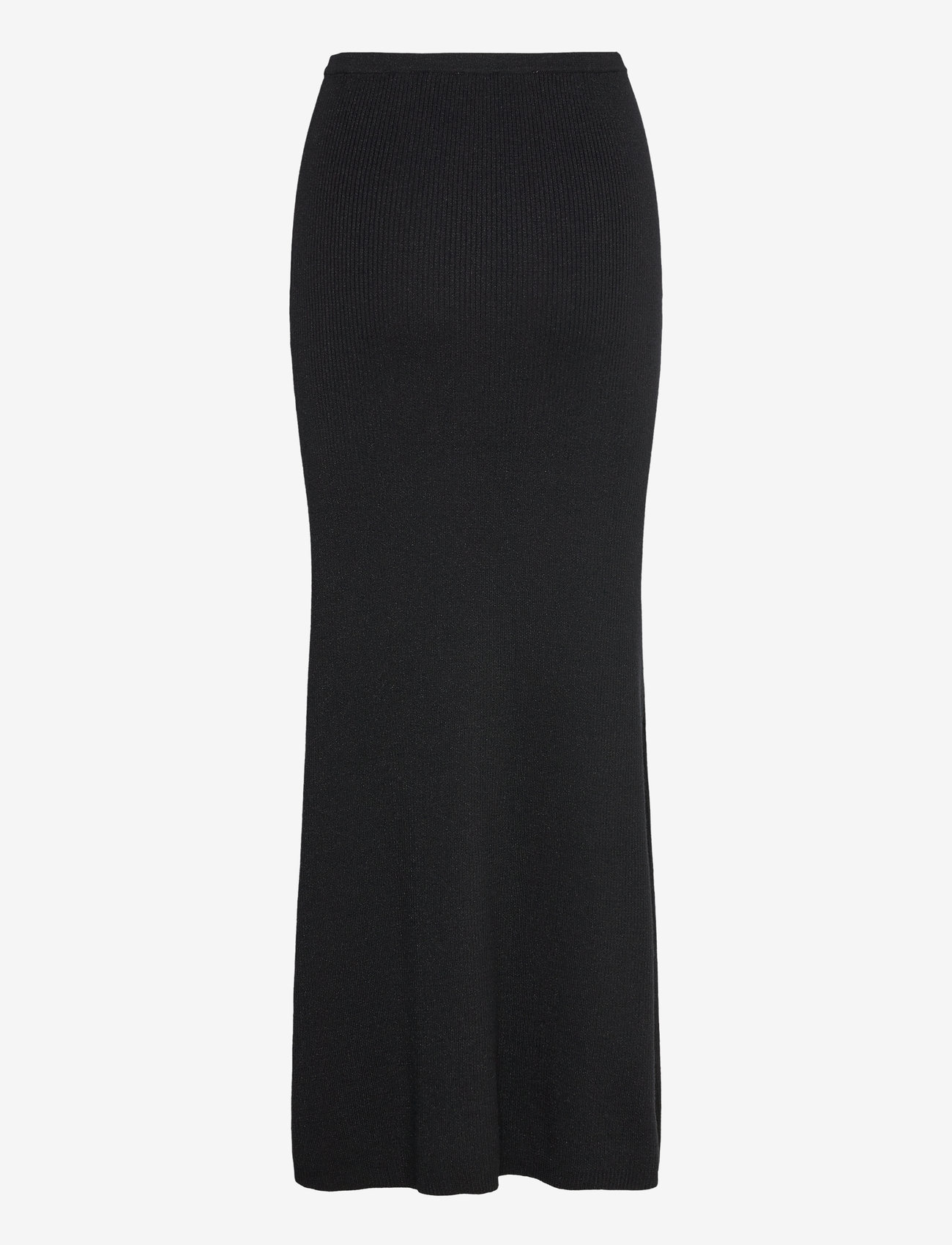 Selected - SLFLURA LUREX HW KNIT SKIRT - black - 1