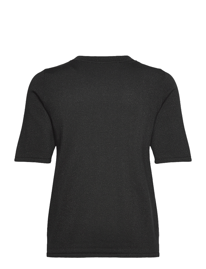 Selected - SLFLURA LUREX 2/4 KNIT O-NECK - pullover - black - 2