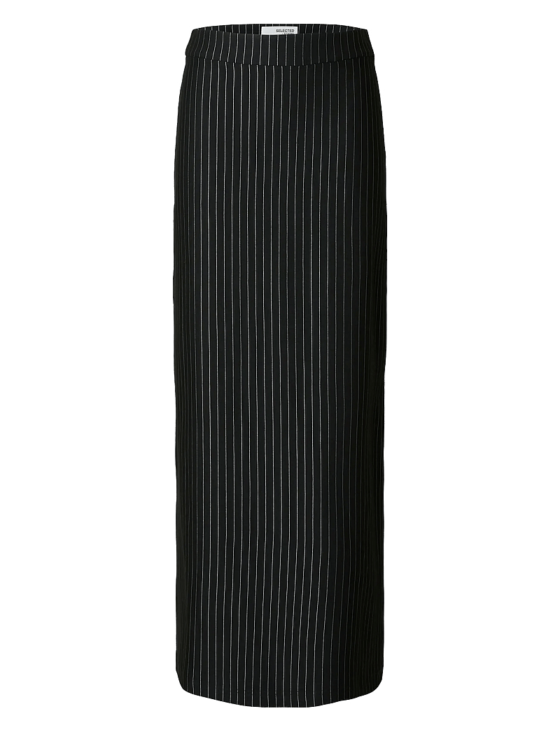 Selected - SLFPENNIE HW ANKLE SKIRT - maxikjolar - black - 1