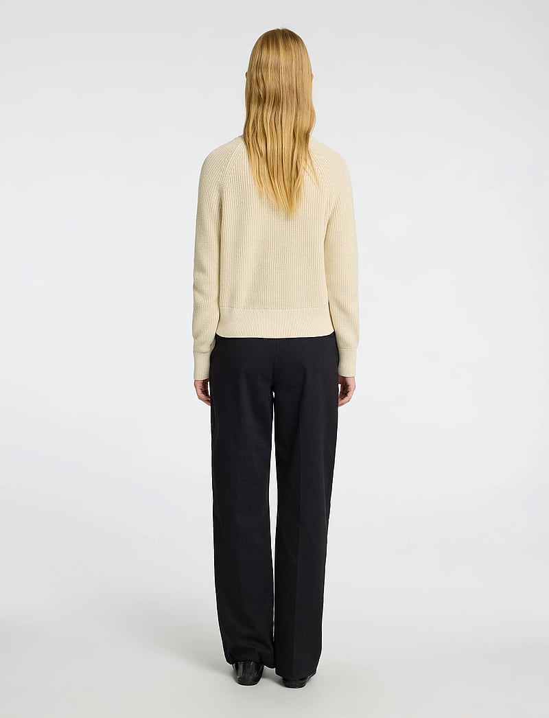 Selected - SLFBIRLA LS KNIT SHORT CARDIGAN - koftor - birch - 2