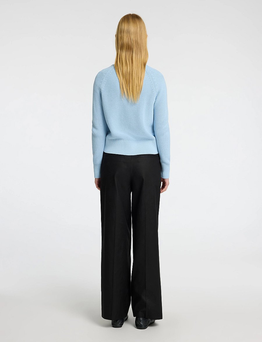 Selected - SLFBIRLA LS KNIT SHORT CARDIGAN - strickjacken - cashmere blue - 2