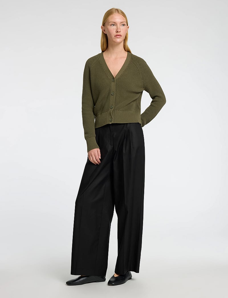 Selected - SLFBIRLA LS KNIT SHORT CARDIGAN - koftor - kalamata - 3