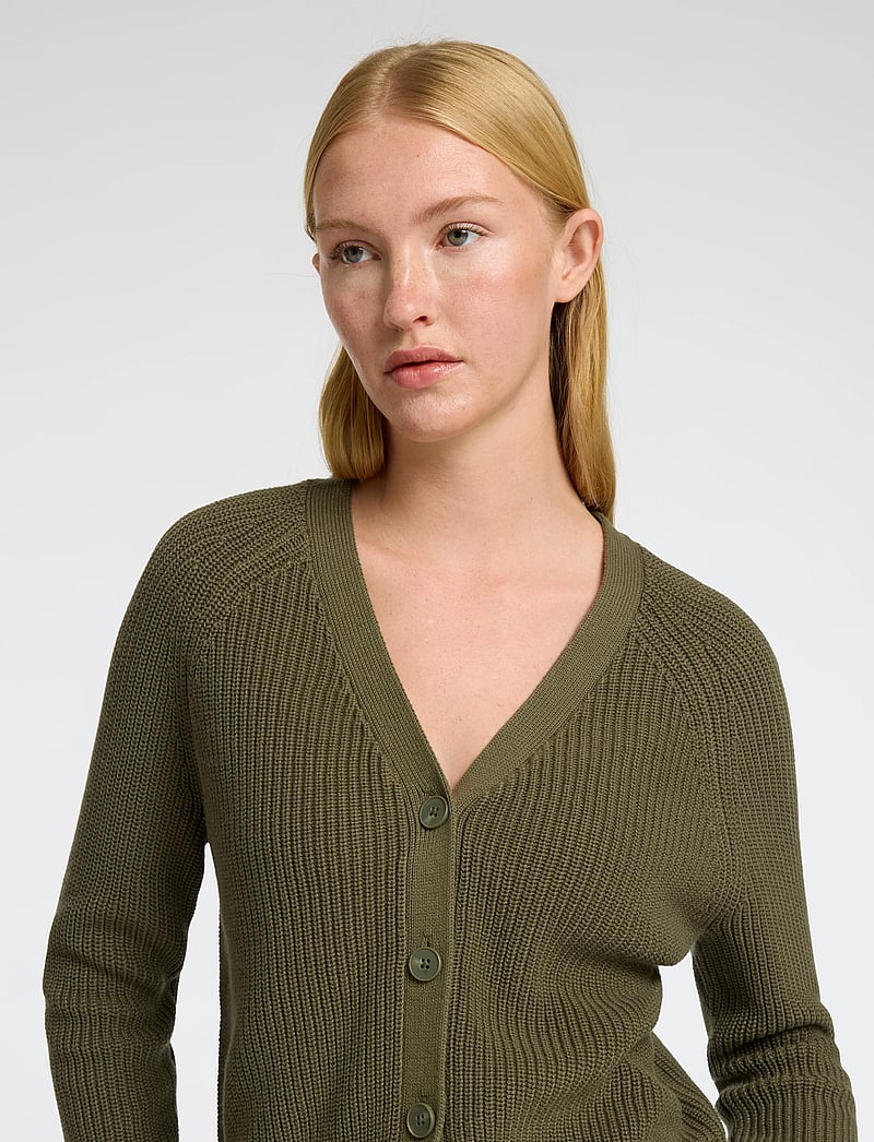 Selected - SLFBIRLA LS KNIT SHORT CARDIGAN - koftor - kalamata - 4