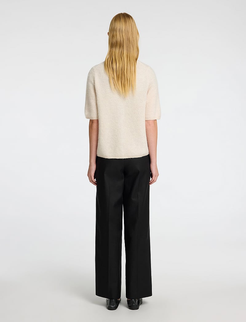 Selected - SLFSIA RAS 2/4 RIB KNIT CARDIGAN NOOS - kardiganid - birch - 2