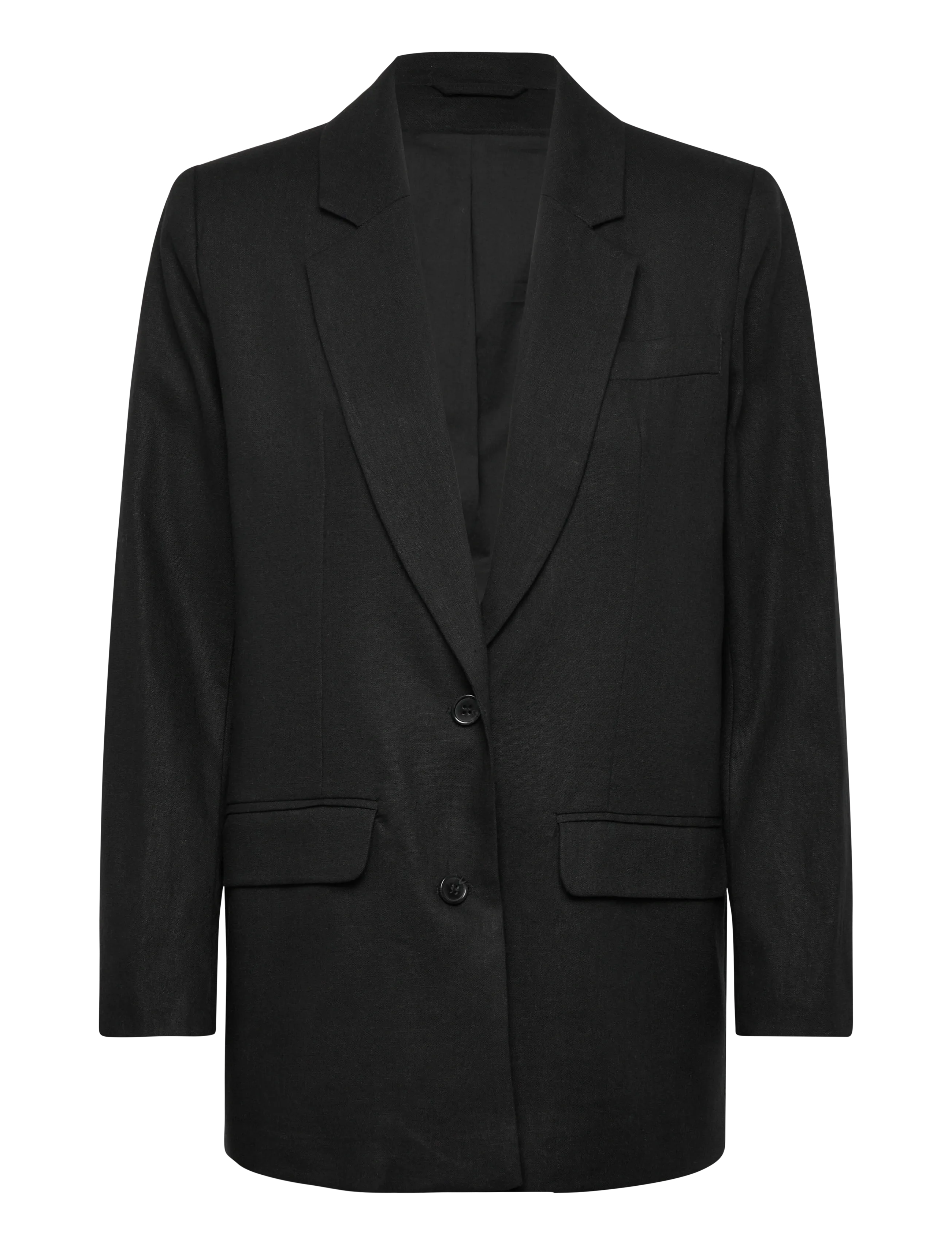SLFTANIA-RITA LS RELAXED BLAZER NOOS - BLACK