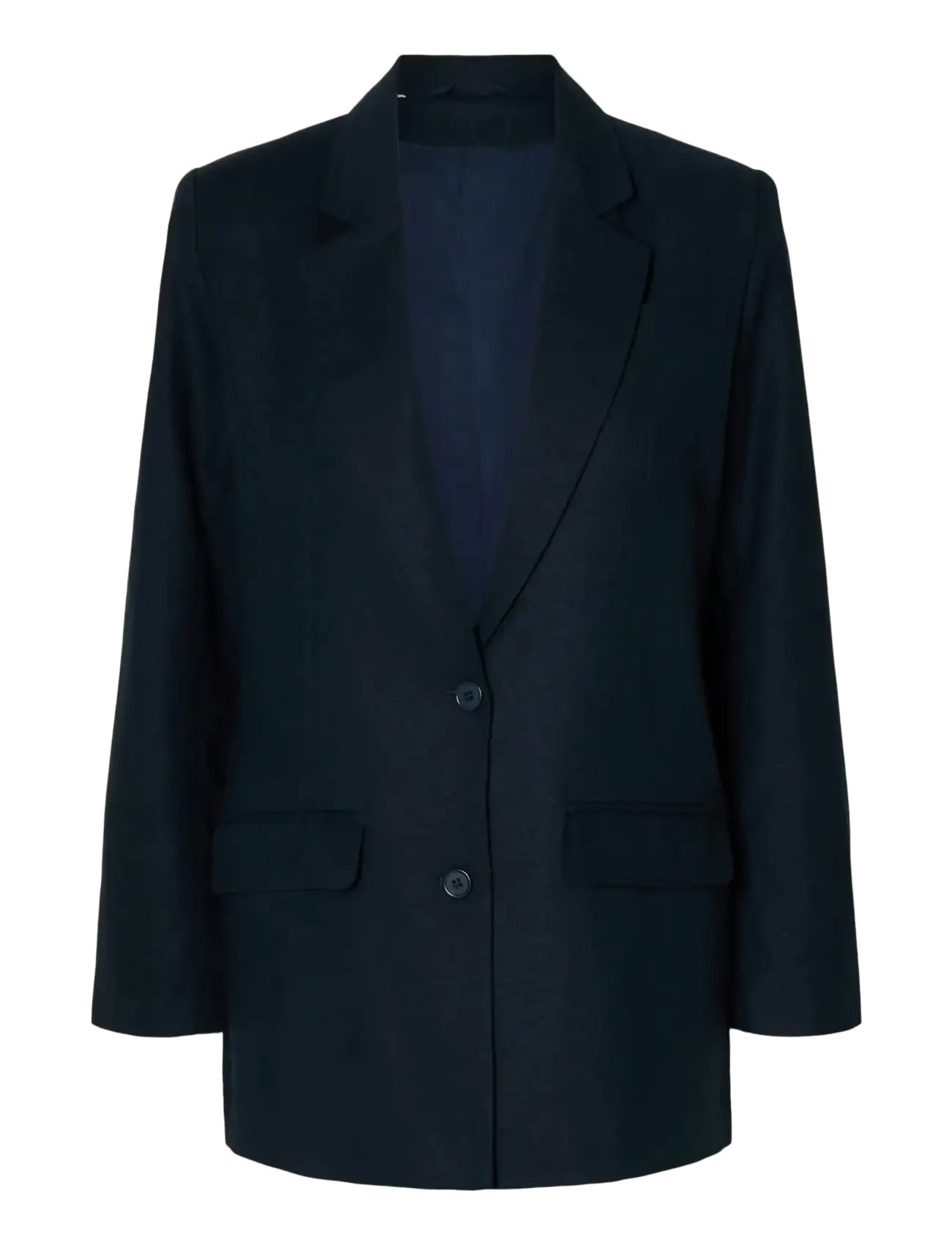 Selected SLFTANIA-RITA LS RELAXED BLAZER NOOS - Basics - DARK SAPPHIRE / navy