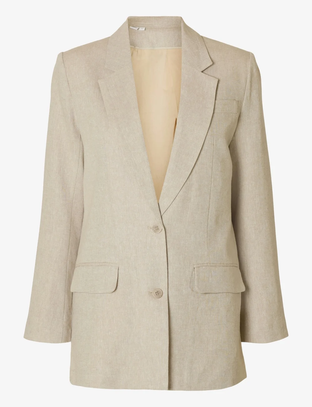 Selected - SLFTANIA-RITA LS RELAXED BLAZER NOOS - enkelknäppta kavajer - nomad - 1