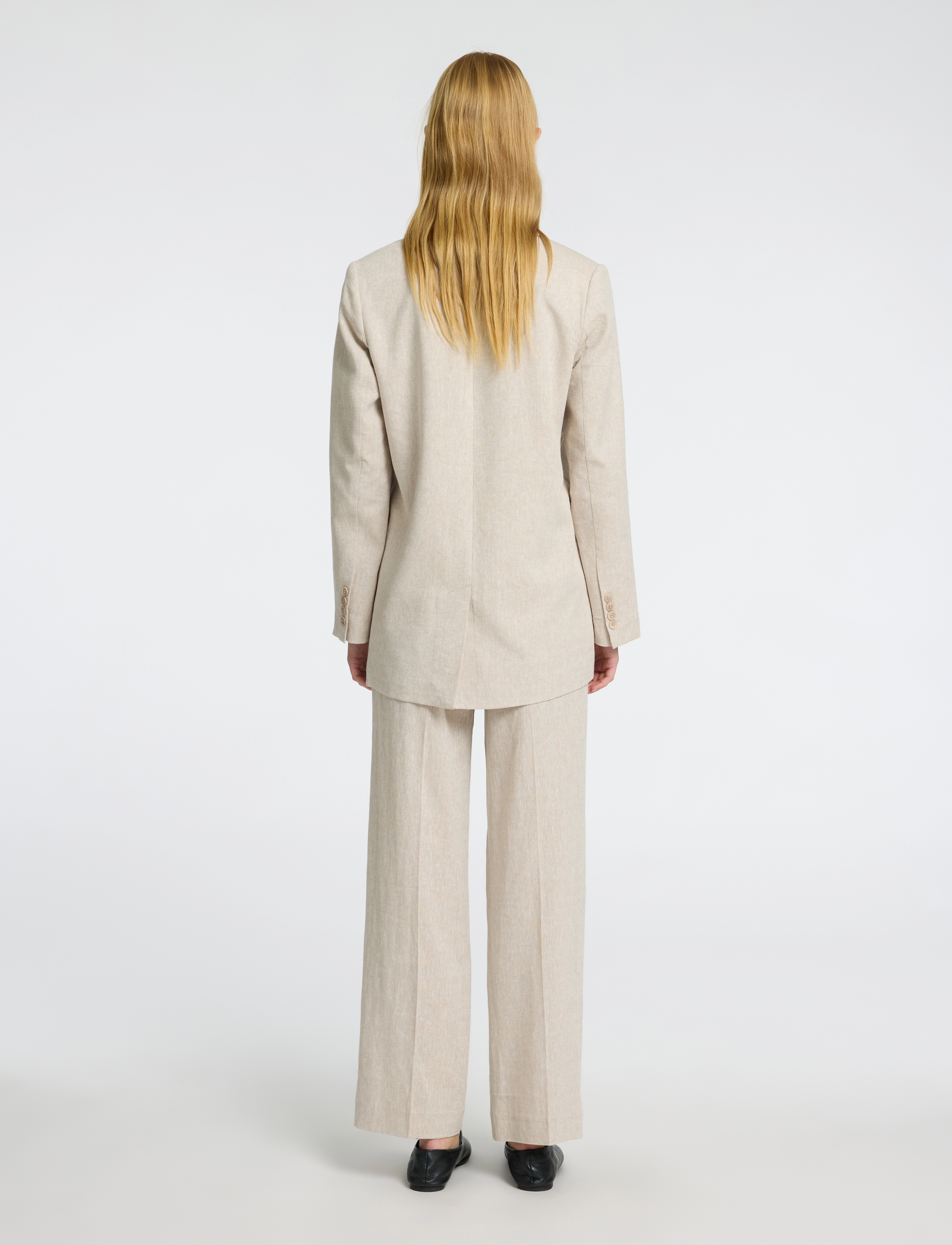 Selected - SLFTANIA-RITA LS RELAXED BLAZER NOOS - nomad - 2