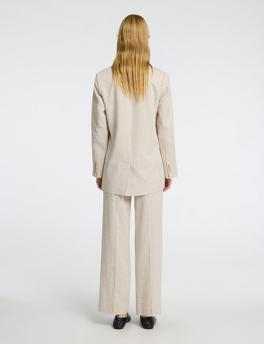 Selected - SLFTANIA-RITA LS RELAXED BLAZER NOOS - nomad - 2