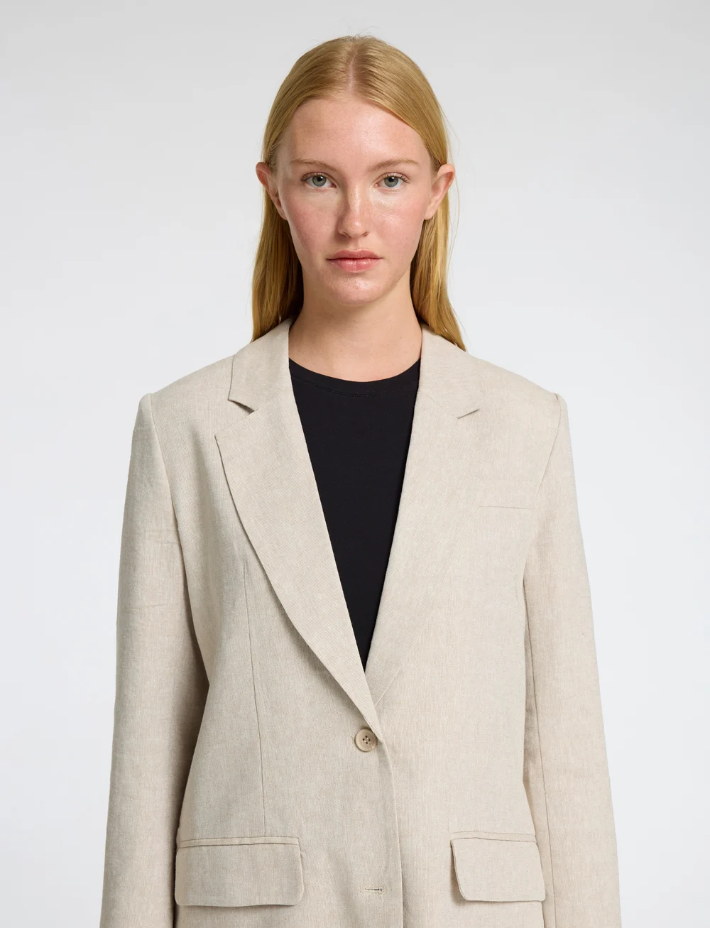 Selected - SLFTANIA-RITA LS RELAXED BLAZER NOOS - enkelknäppta kavajer - nomad - 4