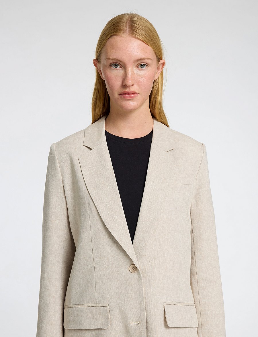 Selected - SLFTANIA-RITA LS RELAXED BLAZER NOOS - nomad - 4