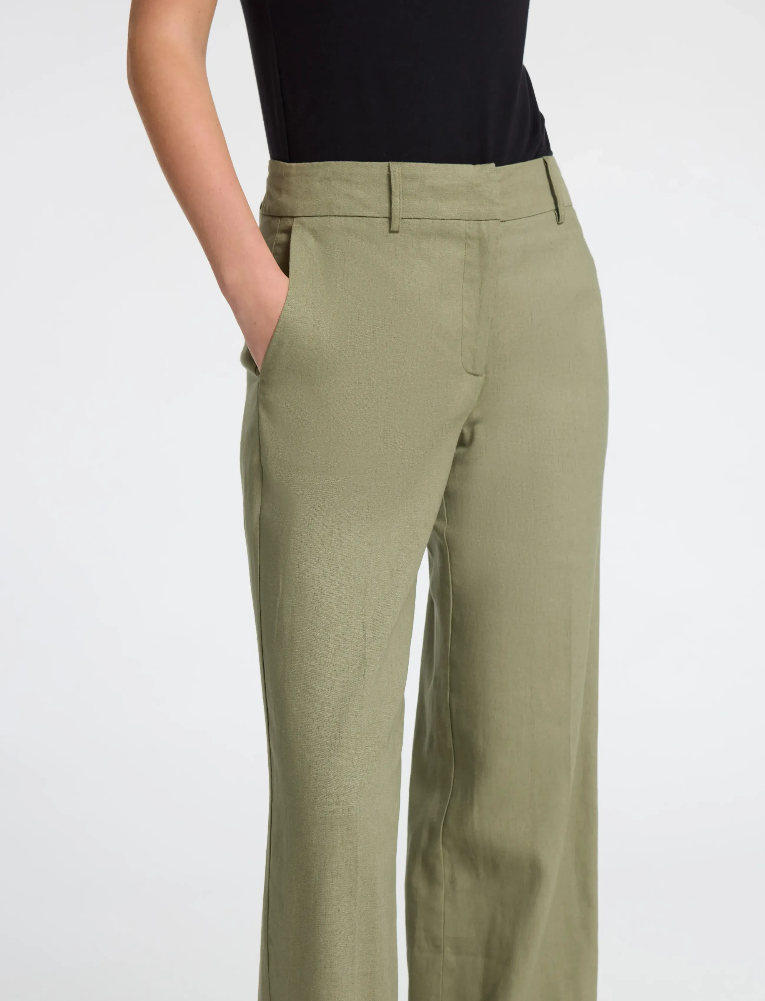 SELECTED Slftania-Rita Mw Wide Pant Noos linnebyxor dam – bild 3