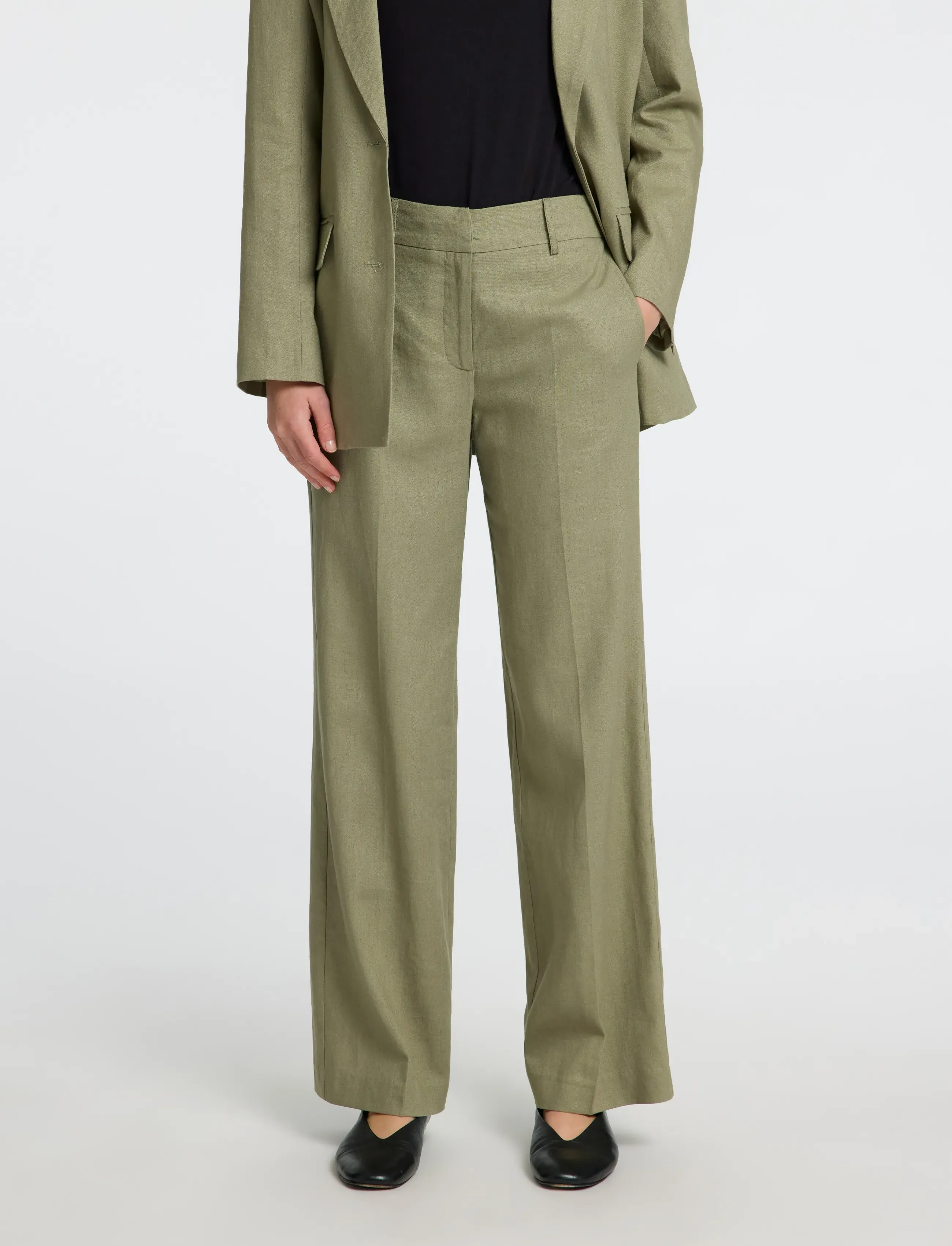 SELECTED Slftania-Rita Mw Wide Pant Noos linnebyxor dam – bild 4
