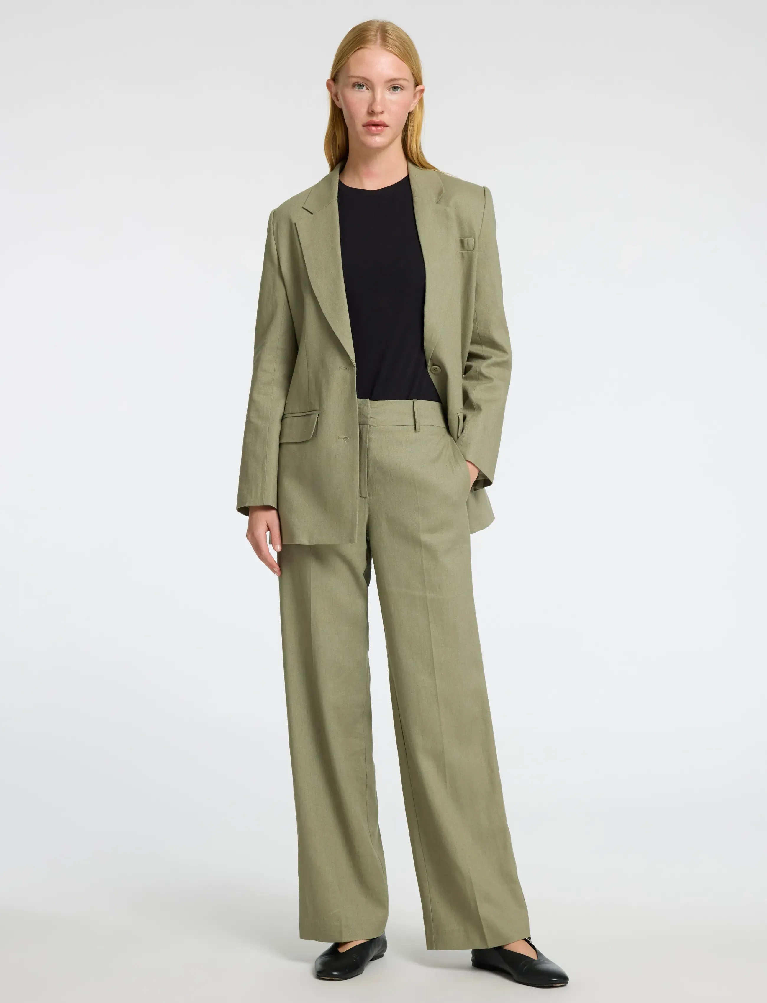 SELECTED Slftania-Rita Mw Wide Pant Noos linnebyxor dam – bild 5