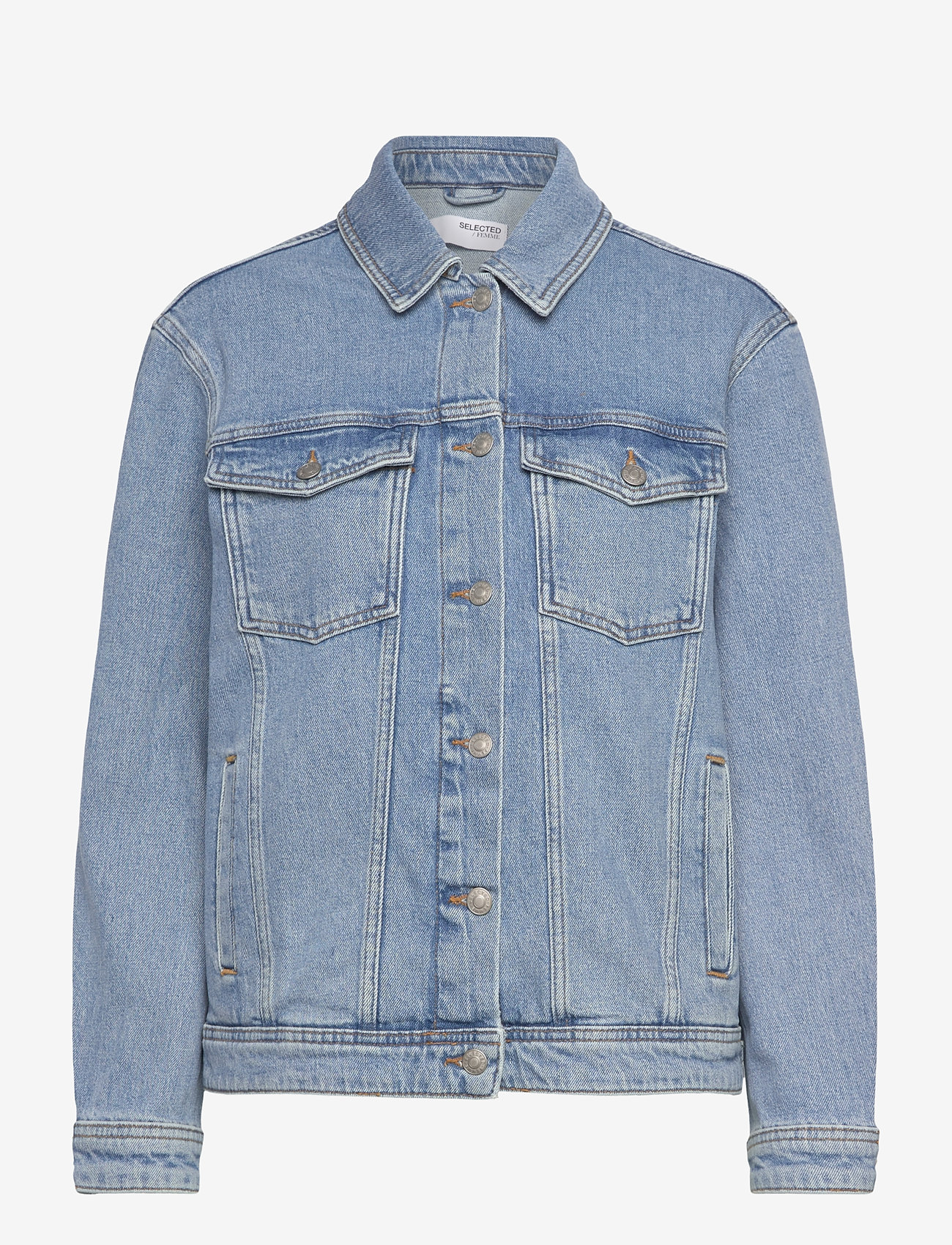 Selected Slfalice Ls Light Blue Denim Jacket Noos – denim jackets – shop at  Booztlet