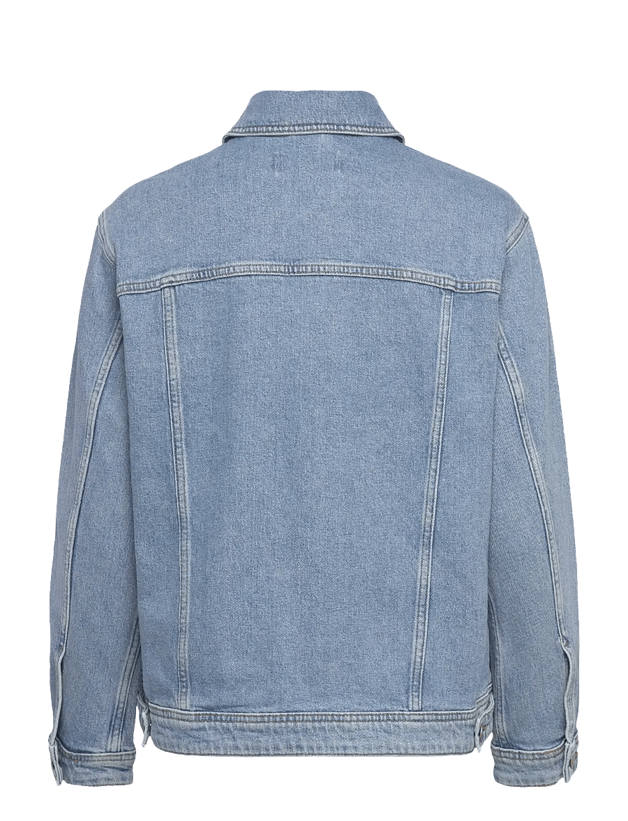 Selected - SLFALICE LS LIGHT BLUE DENIM JACKET NOOS - frühlingsjacken - light blue denim - 2