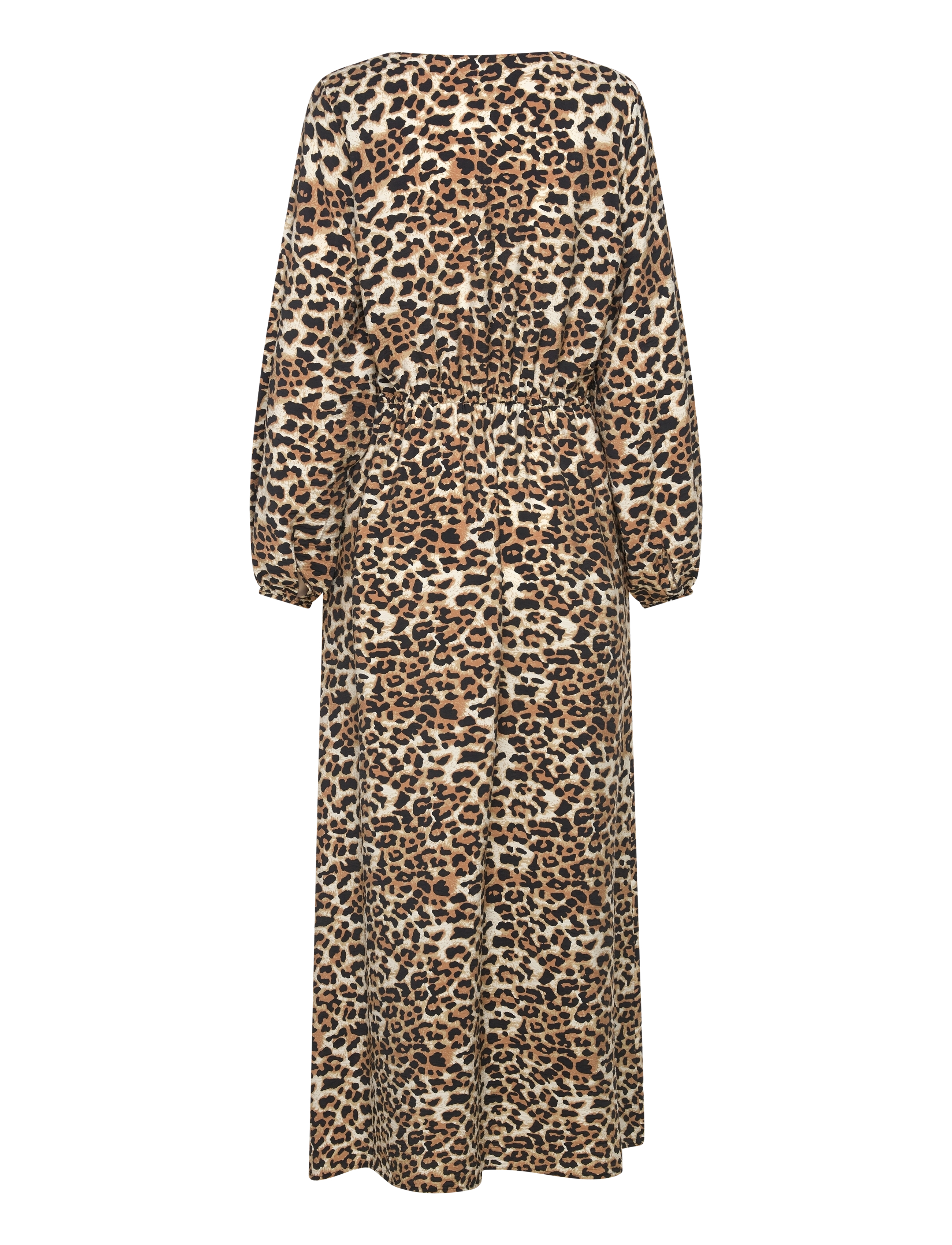 Selected - SLFSALLI-DAMINA LS AOP ANKLE DRESS B - maxikleider - black - 2