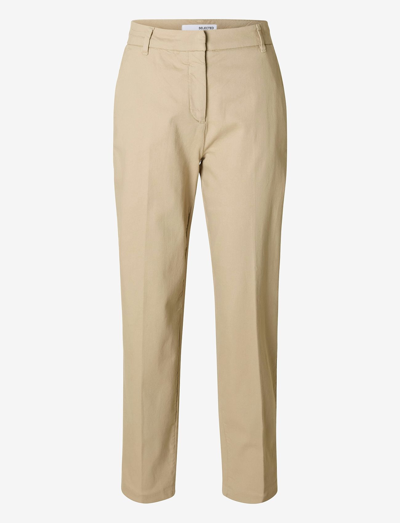 Selected - SLFVERA-RITA MW CROPPED PANT NOOS - slim fit hosen - island fossil - 1