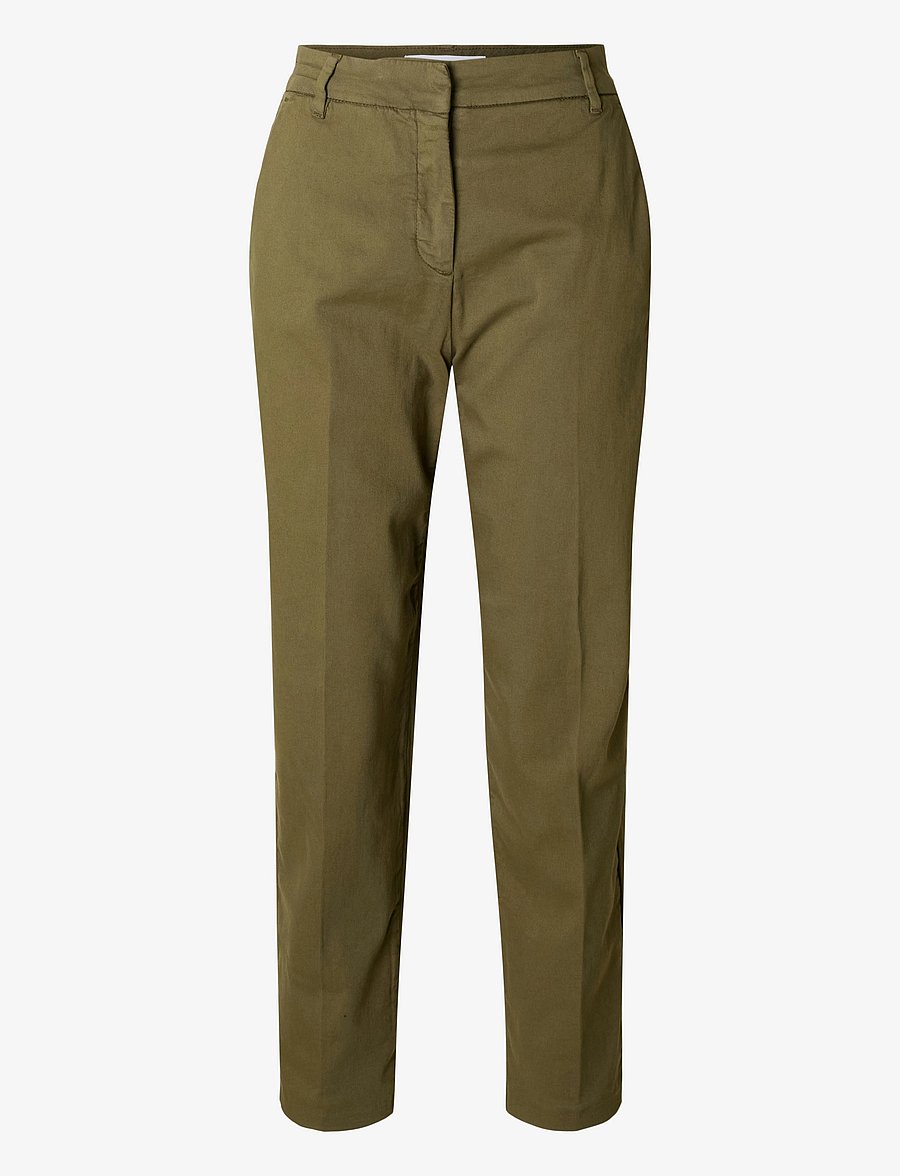Selected - SLFVERA-RITA MW CROPPED PANT NOOS - kalamata - 1