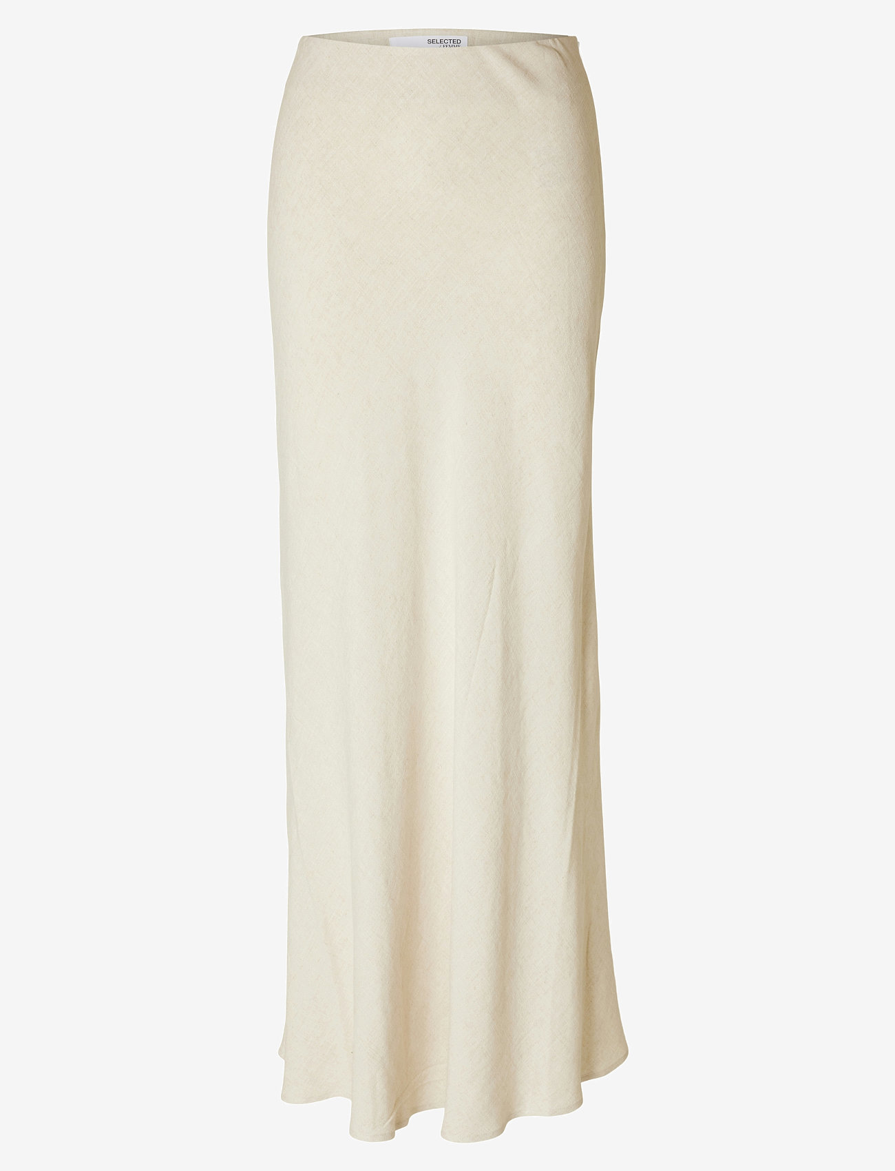 Selected - SLFVIVA-LENA HW ANKLE SUN SKIRT - maxi skirts - sandshell - 1