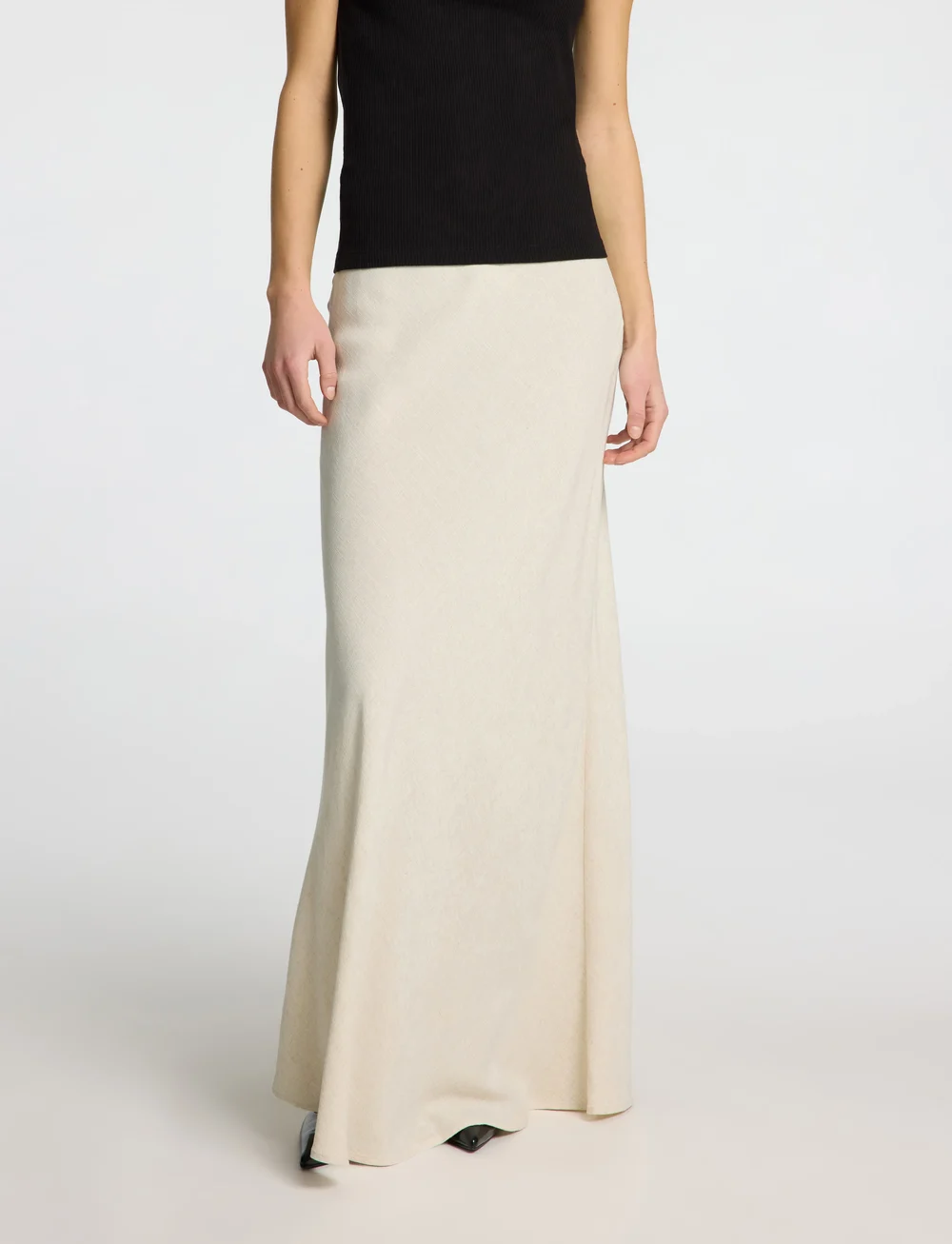 Selected - SLFVIVA-LENA HW ANKLE SUN SKIRT - maksiseelikud - sandshell - 0