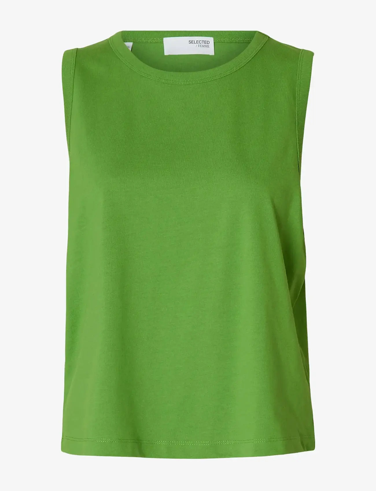 Selected - SLFESSENTIAL SL BOXY TANK TOP NOOS - tanktops - spindle tree - 1