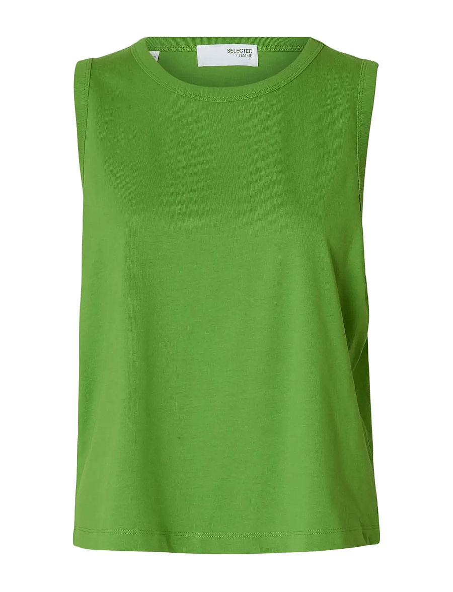 Selected - SLFESSENTIAL SL BOXY TANK TOP NOOS - spindle tree - 1