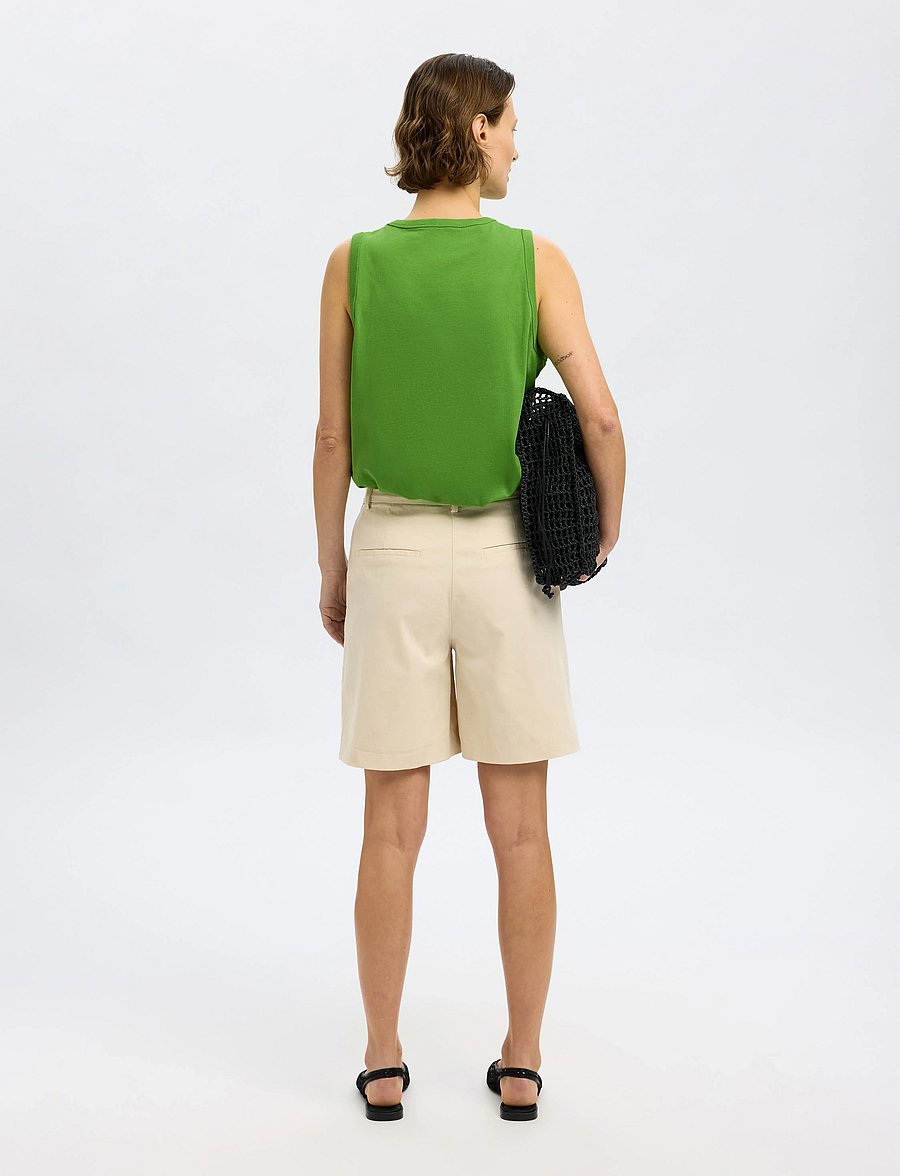 Selected - SLFESSENTIAL SL BOXY TANK TOP NOOS - spindle tree - 2