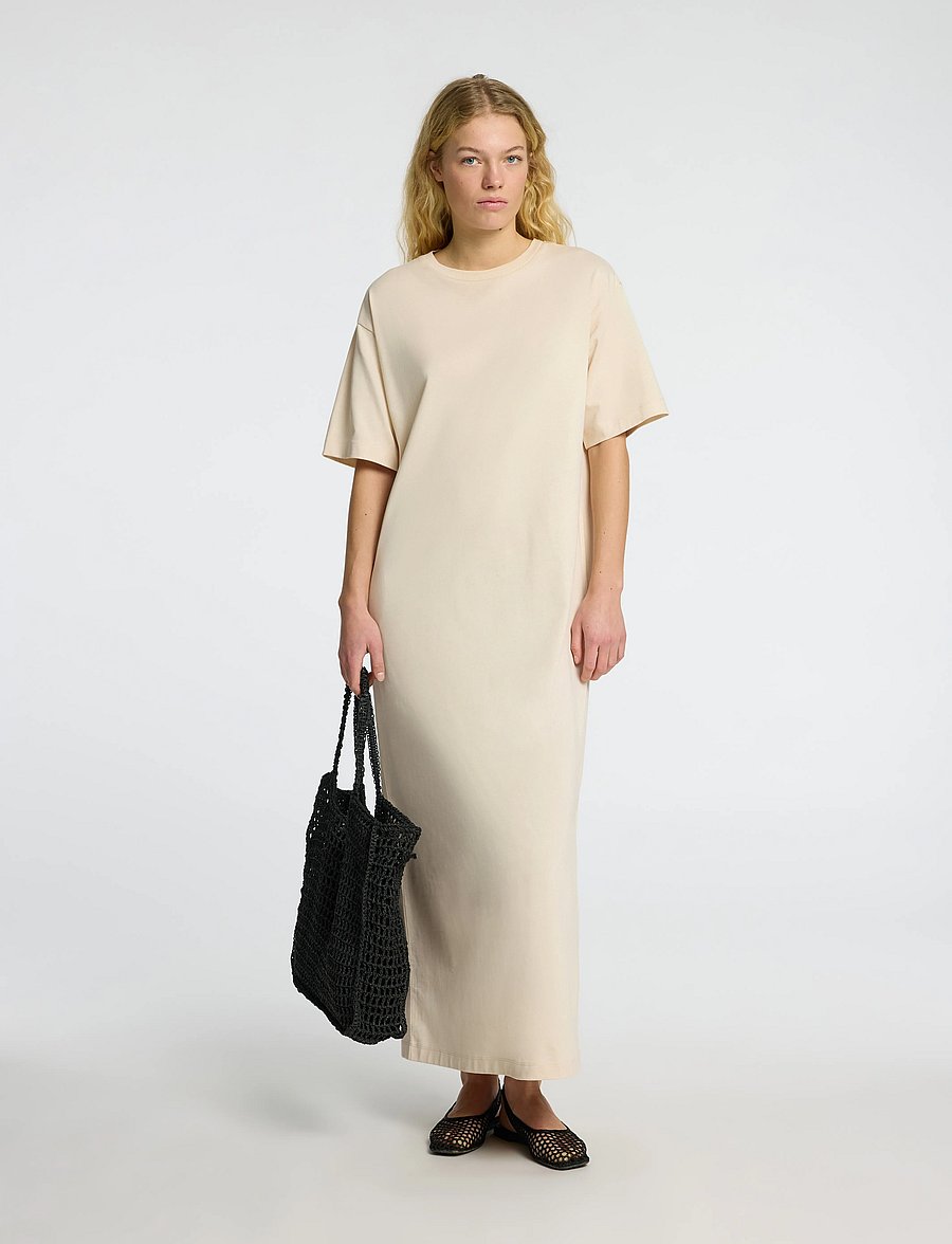 Selected - SLFESSENTIAL SS POCKET ANKLE DRESS NOOS - t-shirtkjoler - birch - 4