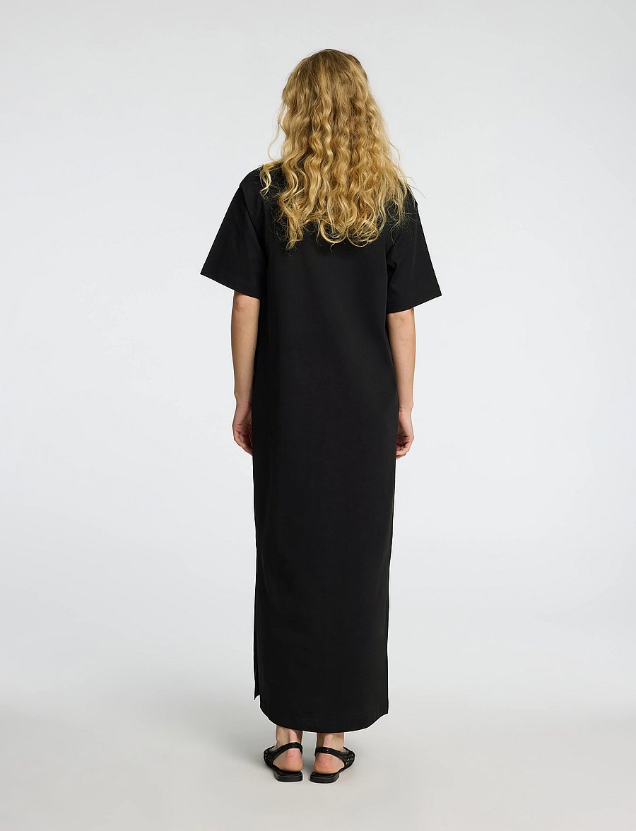 Selected - SLFESSENTIAL SS POCKET ANKLE DRESS NOOS - t-shirt-kleider - black - 2