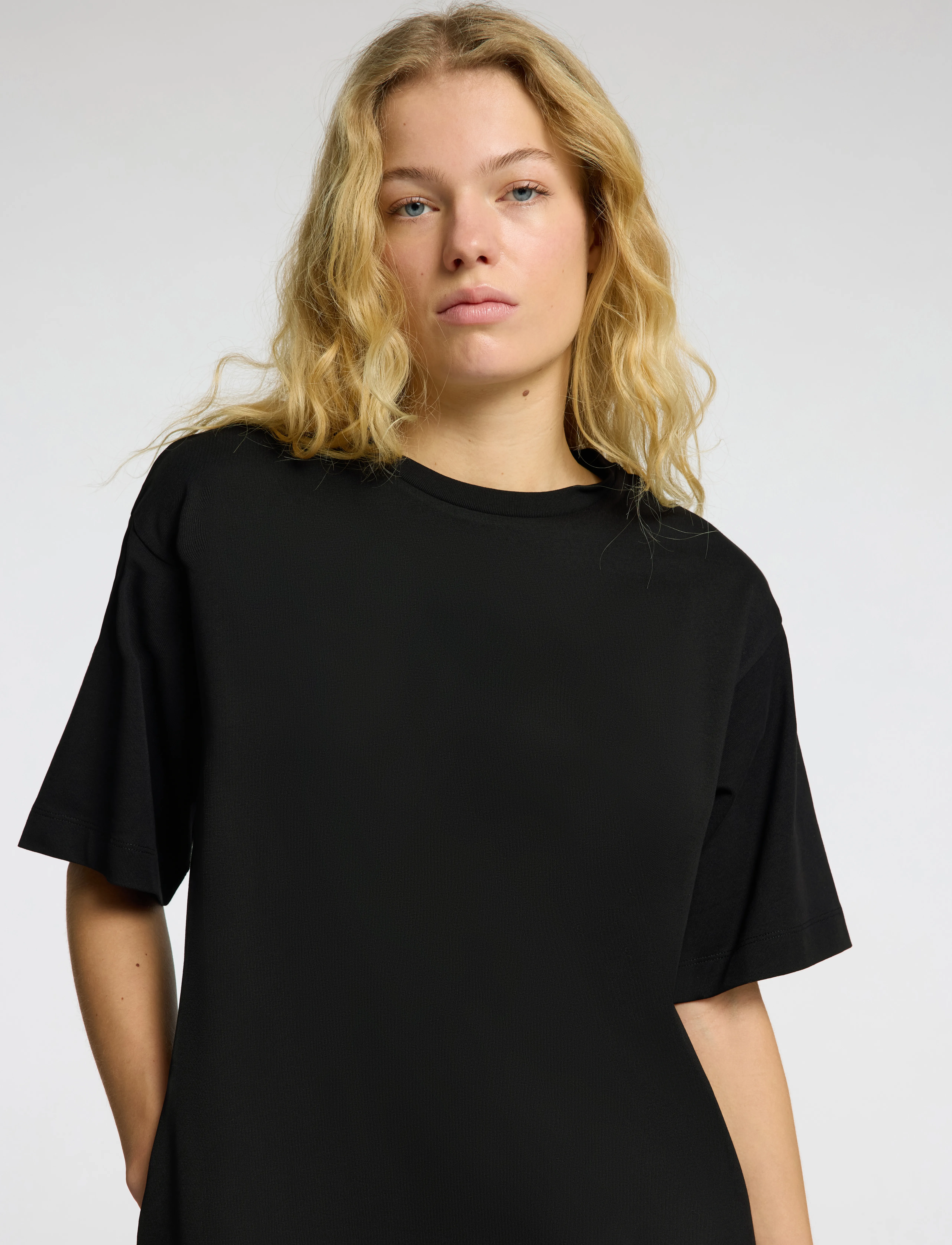 Selected - SLFESSENTIAL SS POCKET ANKLE DRESS NOOS - t-shirt-kleider - black - 5