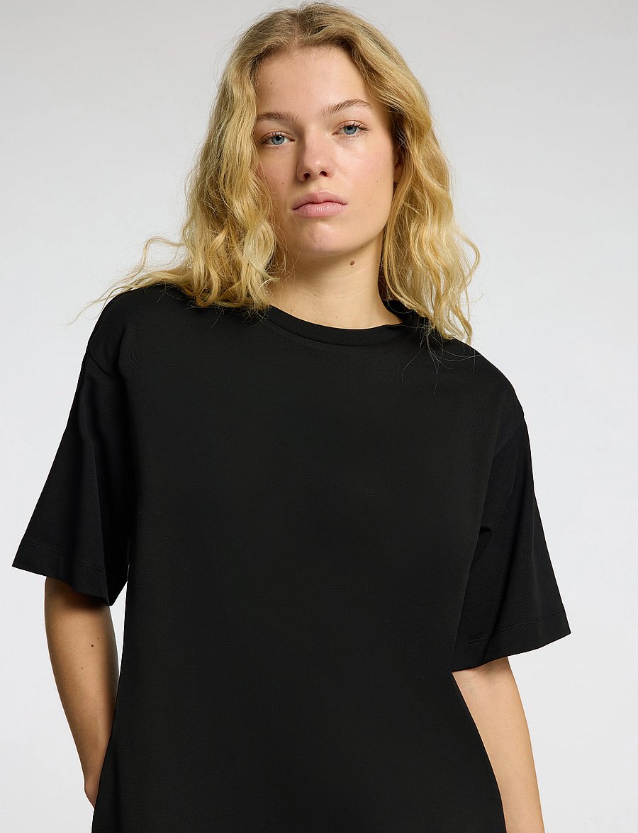 Selected - SLFESSENTIAL SS POCKET ANKLE DRESS NOOS - t-shirt-kleider - black - 5