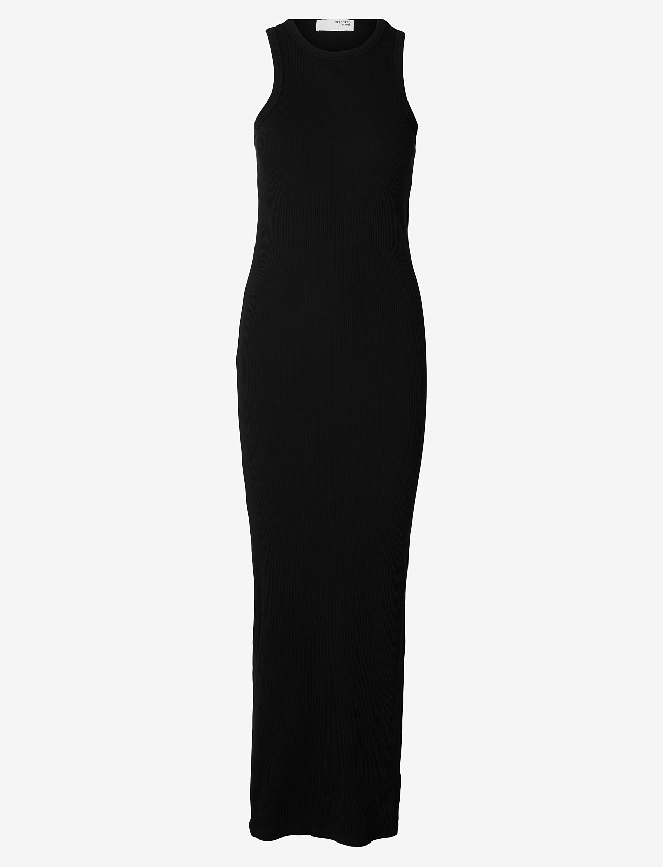 Selected - SLFANNA SL ANKLE TANK DRESS - etuikleider - black - 1
