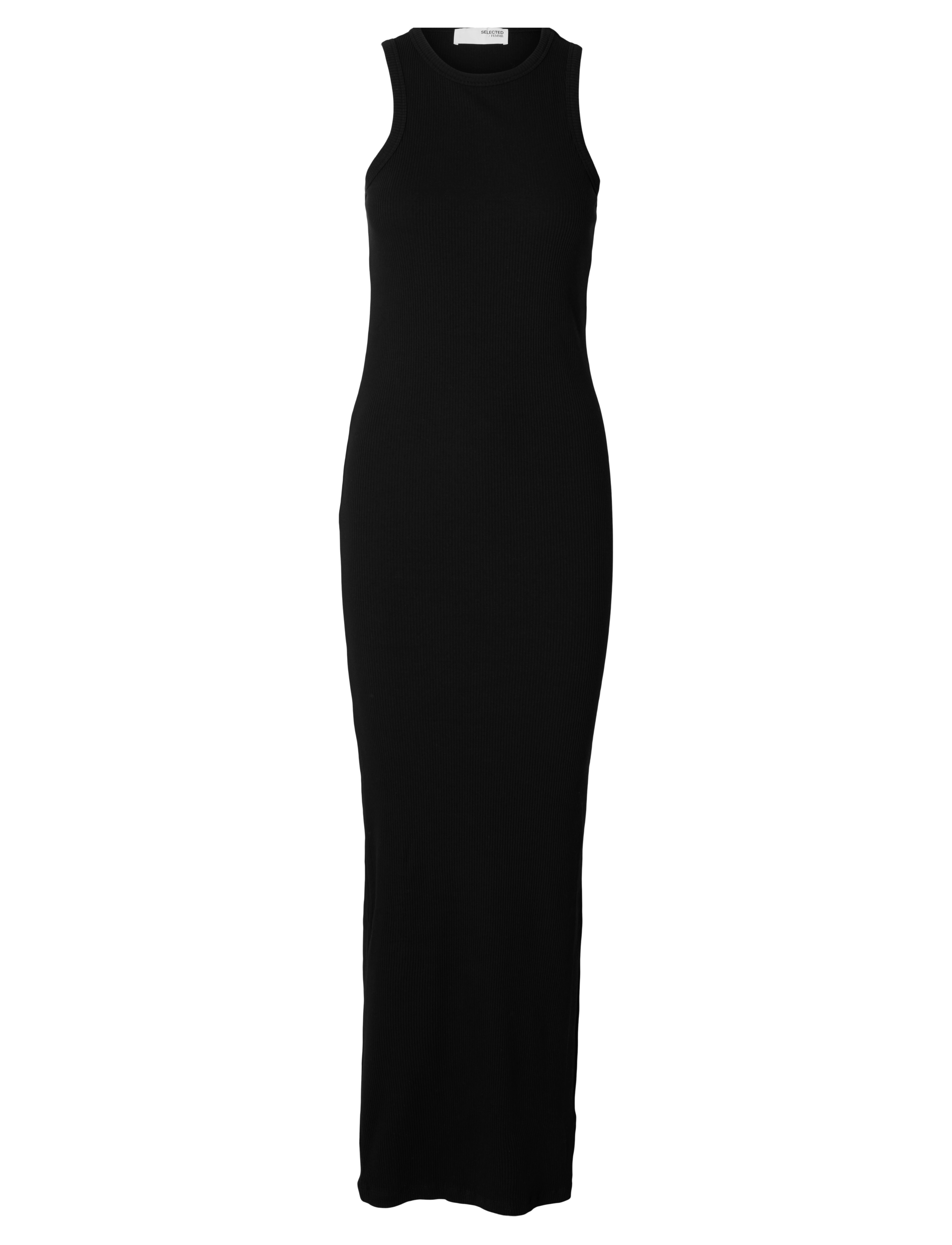 Selected SLFANNA SL ANKLE TANK DRESS - Jurken - BLACK / black