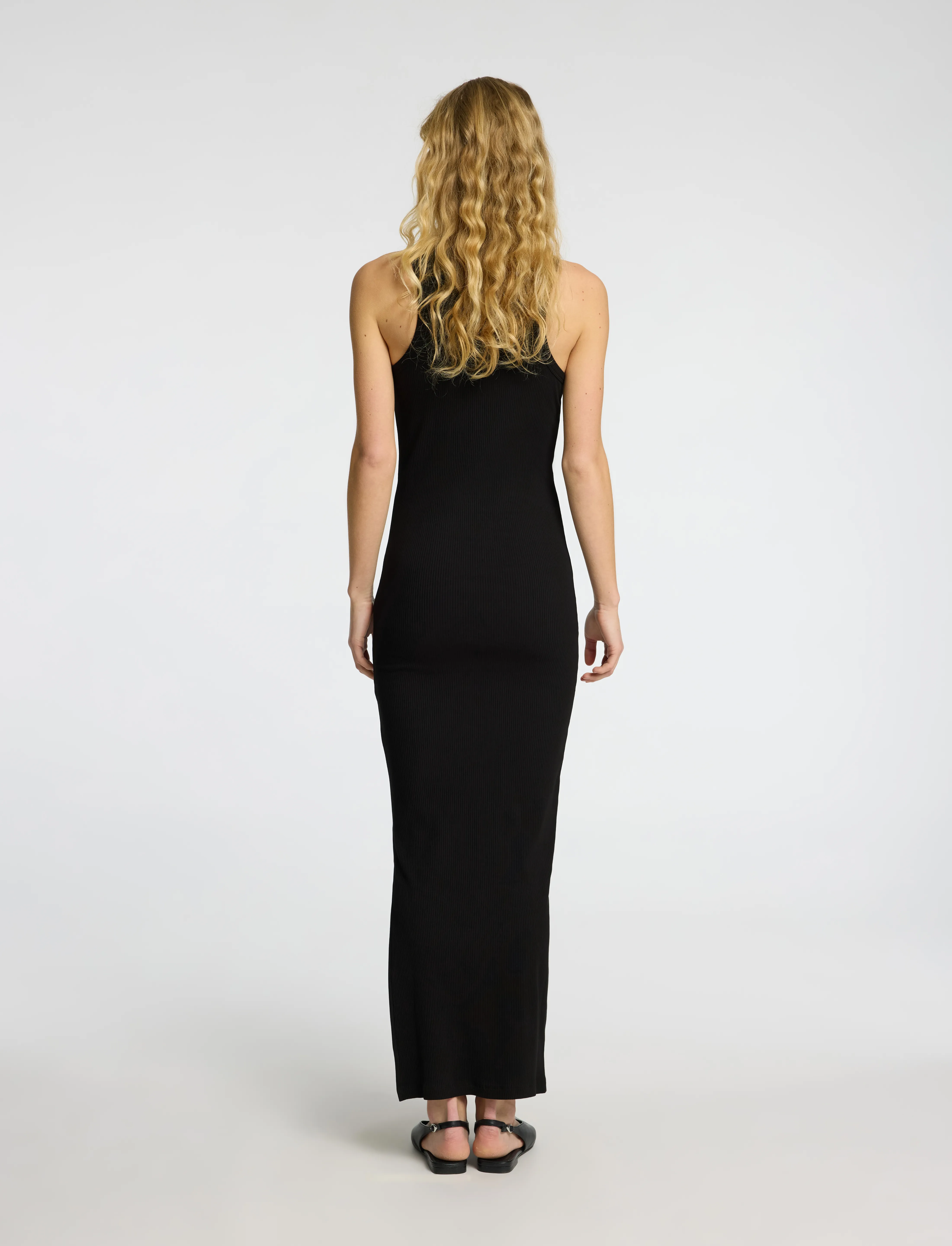 Selected - SLFANNA SL ANKLE TANK DRESS - etuikleider - black - 2