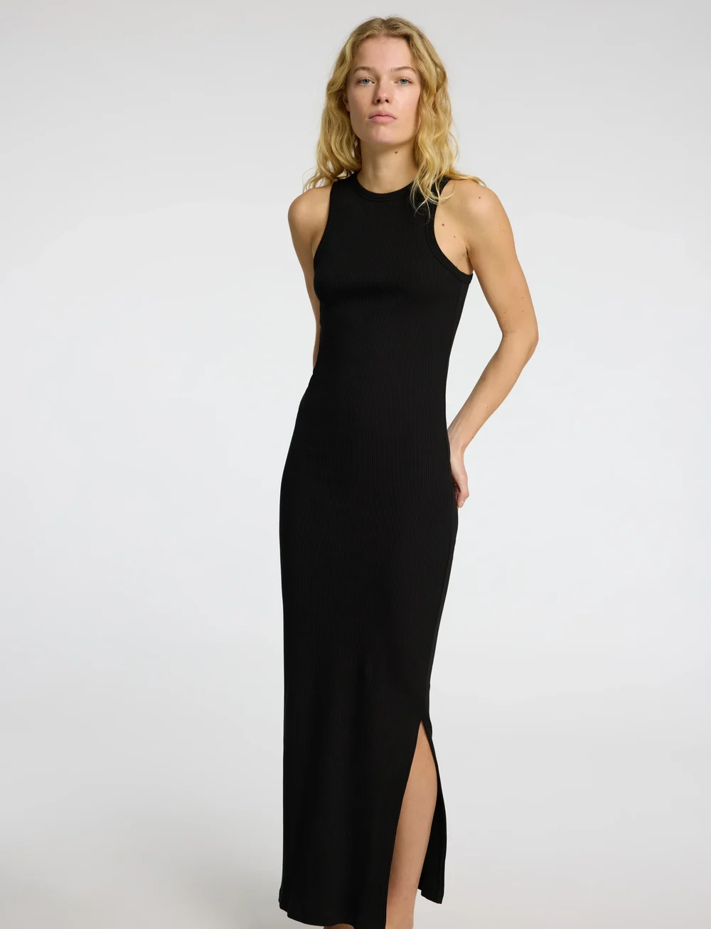 Selected - SLFANNA SL ANKLE TANK DRESS - fodralklänningar - black - 4