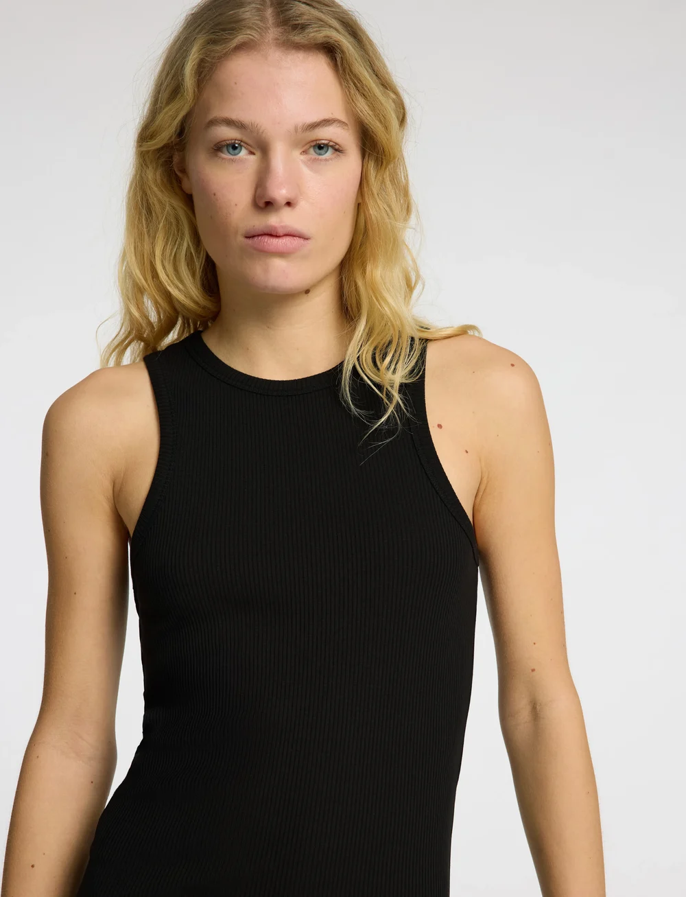 Selected - SLFANNA SL ANKLE TANK DRESS - fodralklänningar - black - 5