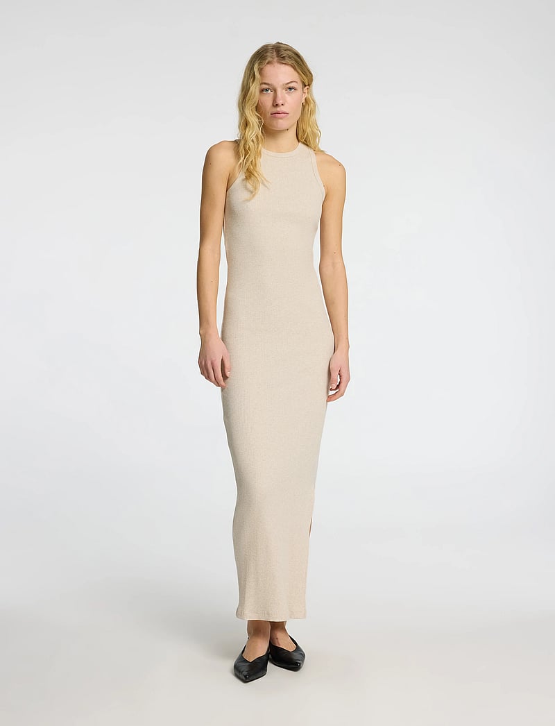 Selected - SLFANNA SL ANKLE TANK DRESS - stramme kjoler - oatmeal - 5