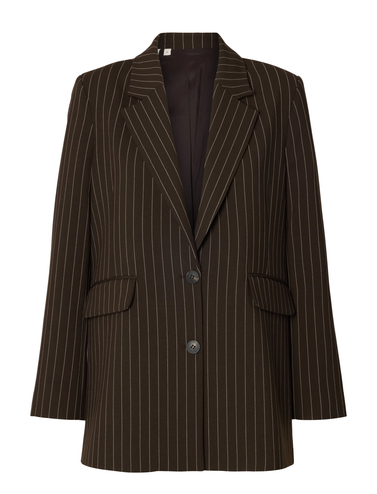 Selected SLWRITA LS RELAXED BLAZER PIN STRI NOOS - Blazere - DELICIOSO / brown
