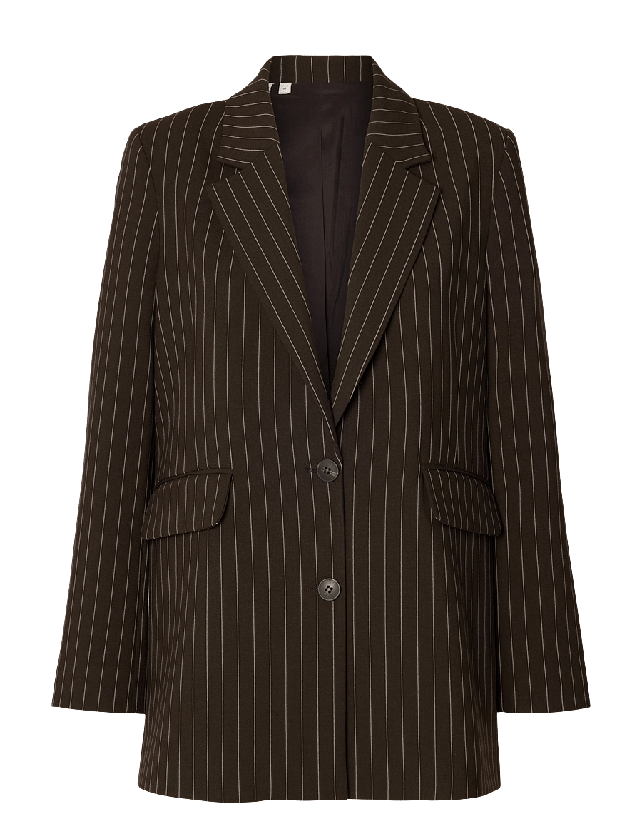 Selected - SLWRITA LS RELAXED BLAZER PIN STRI NOOS - enkeltradede blazere - delicioso - 1