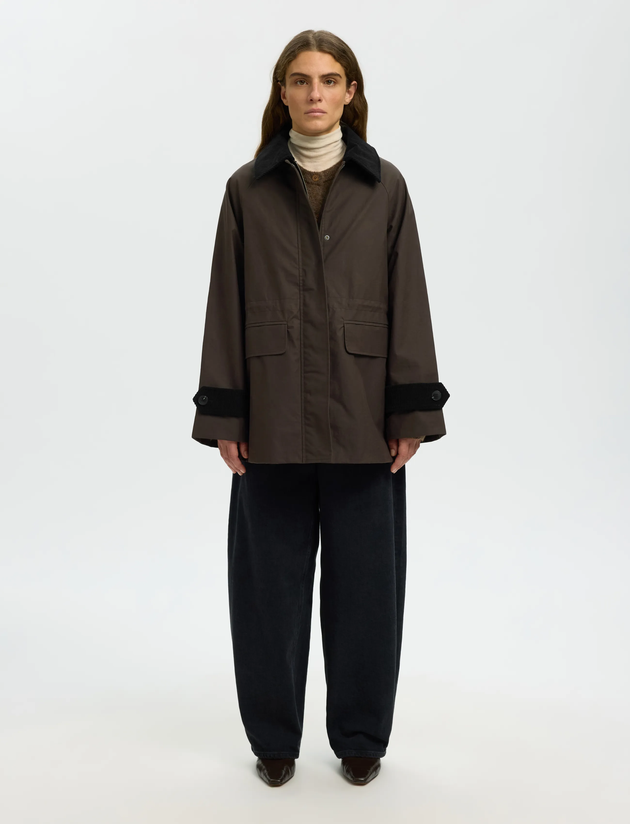 Selected - SLWWILMA WAXED JACKET NOOS - utility-jacken - delicioso - 3