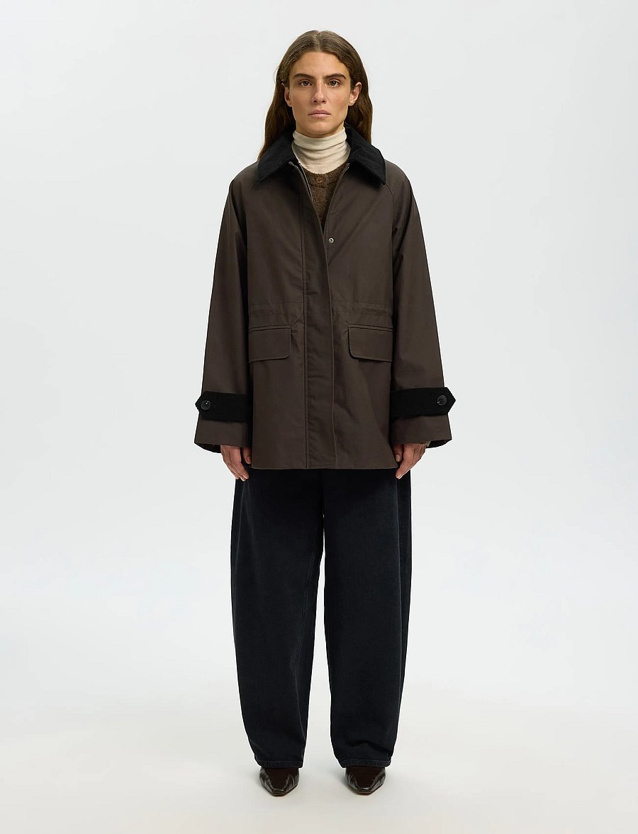 Selected - SLWWILMA WAXED JACKET NOOS - utility-jacken - delicioso - 3