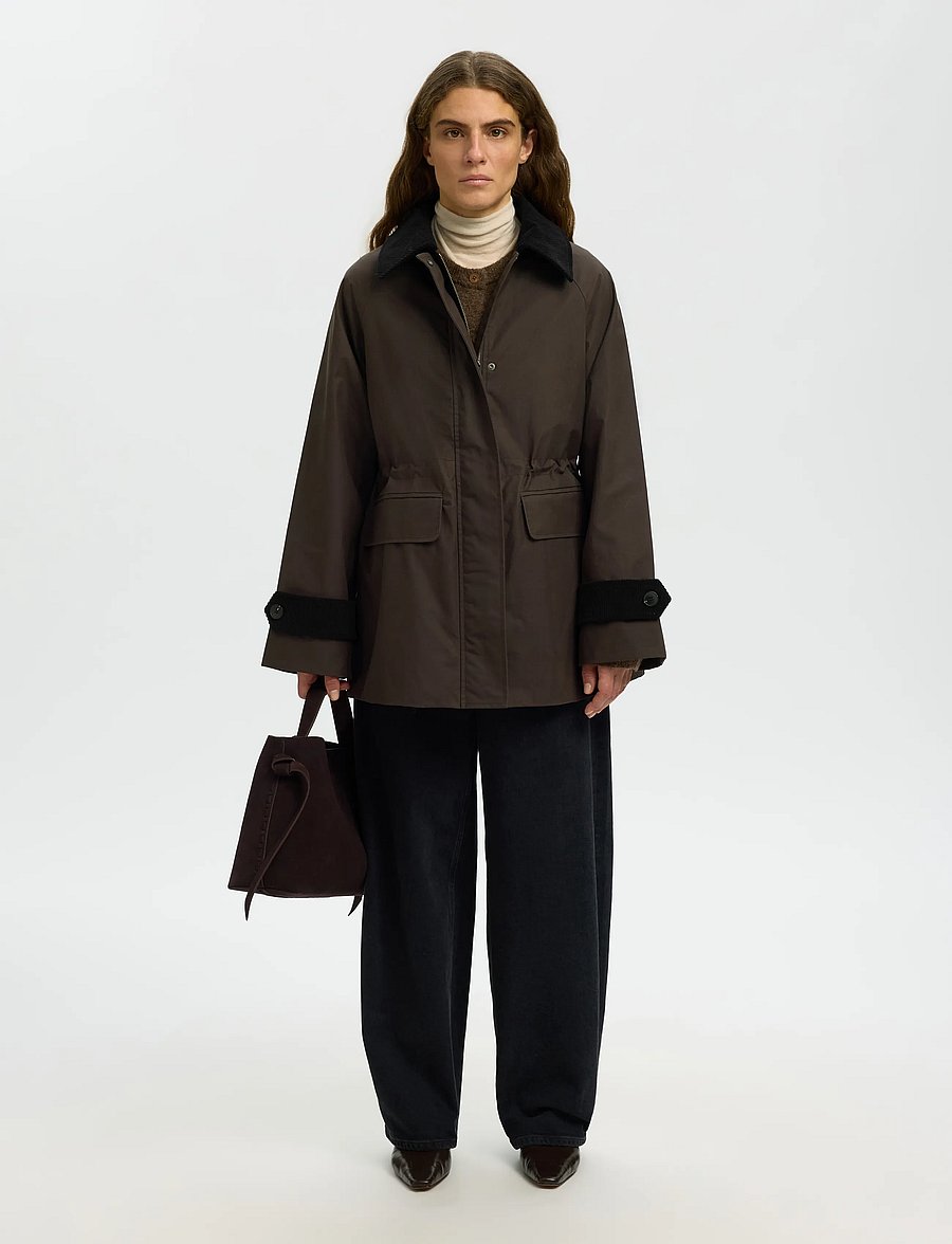 Selected - SLWWILMA WAXED JACKET NOOS - utility-jacken - delicioso - 5