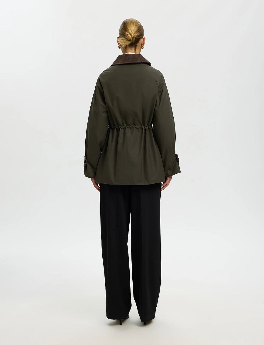 Selected - SLWWILMA WAXED JACKET NOOS - utility-jacken - grape leaf - 2