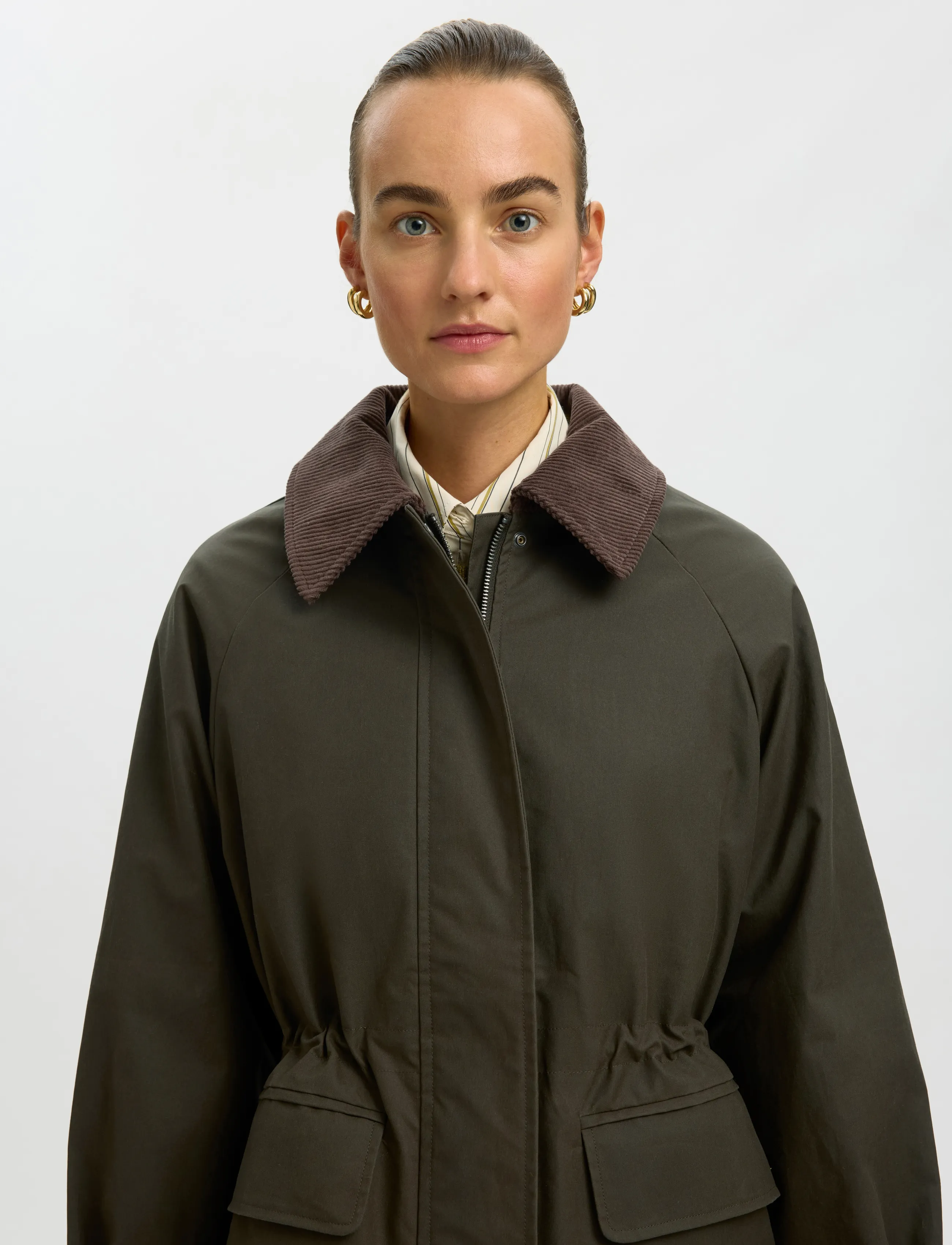 Selected - SLWWILMA WAXED JACKET NOOS - utility-jacken - grape leaf - 4