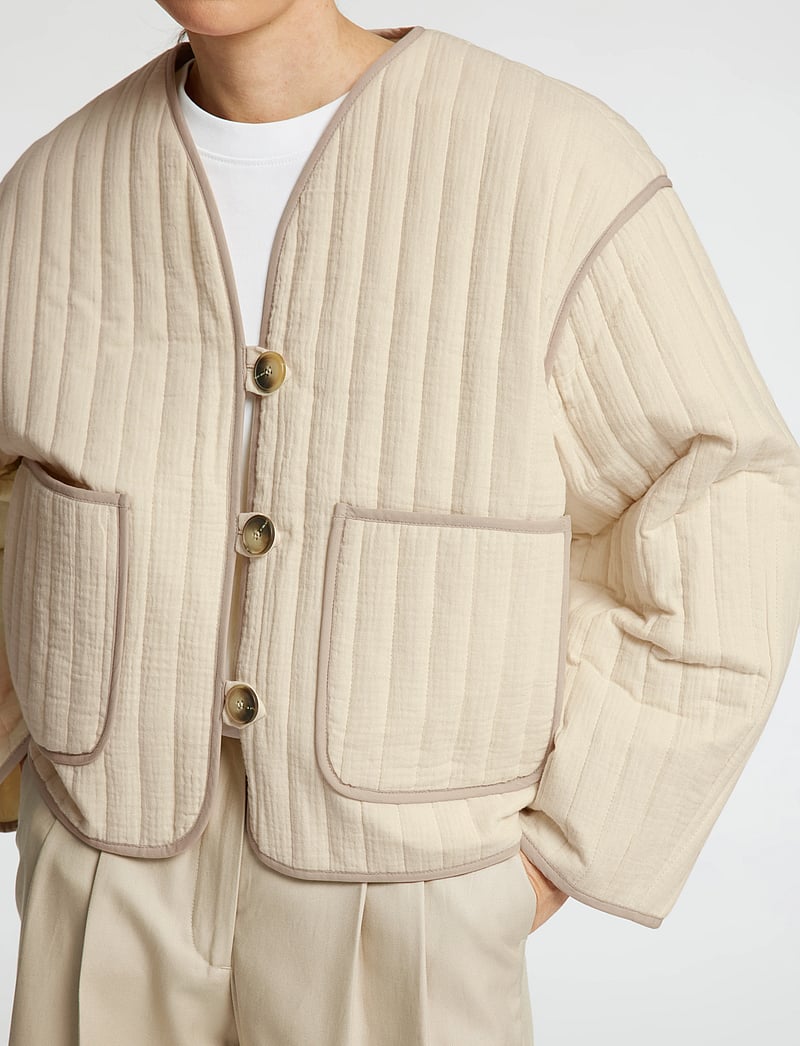 Selected - SLFLINN QUILTED JACKET - quiltede jakker - birch - 5