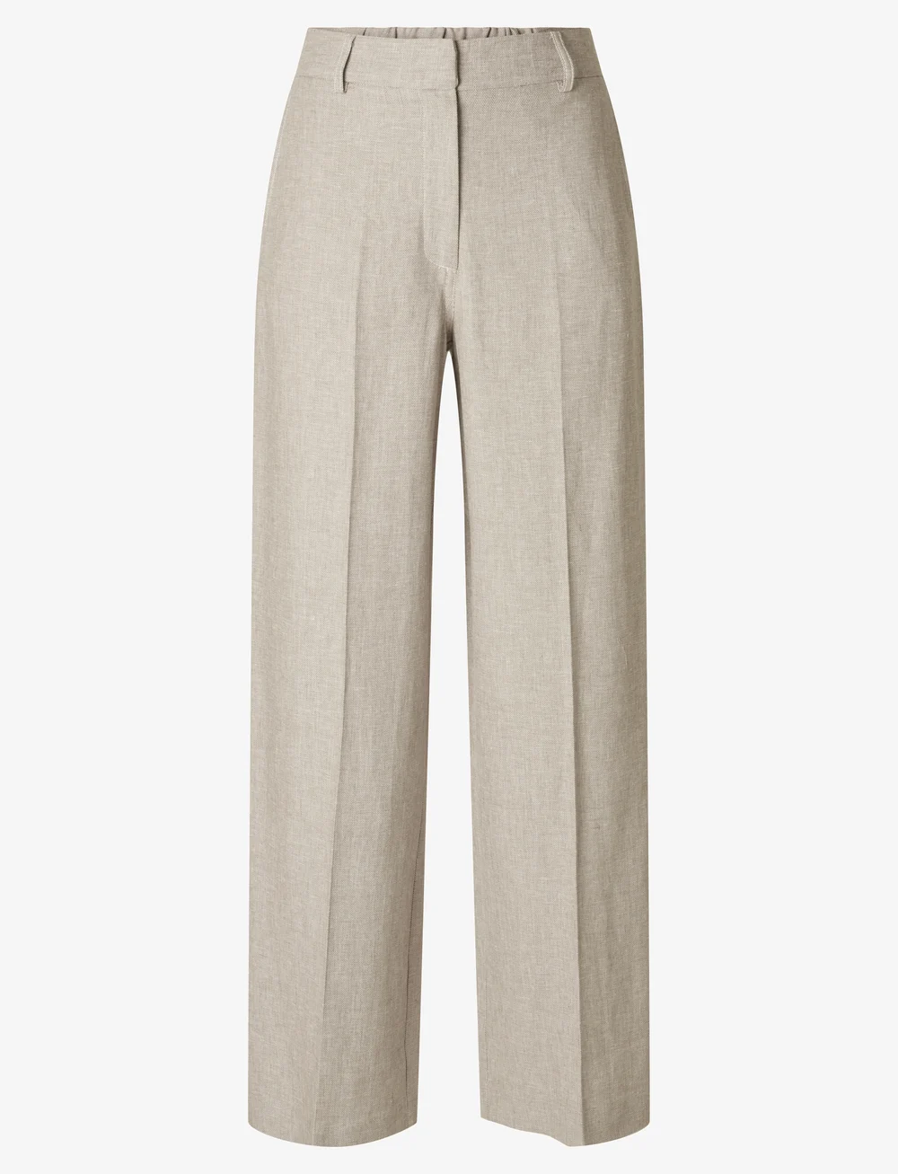 Selected - SLFMARGO-TARA MW WIDE PANT - lina bikses - sepia tint - 1