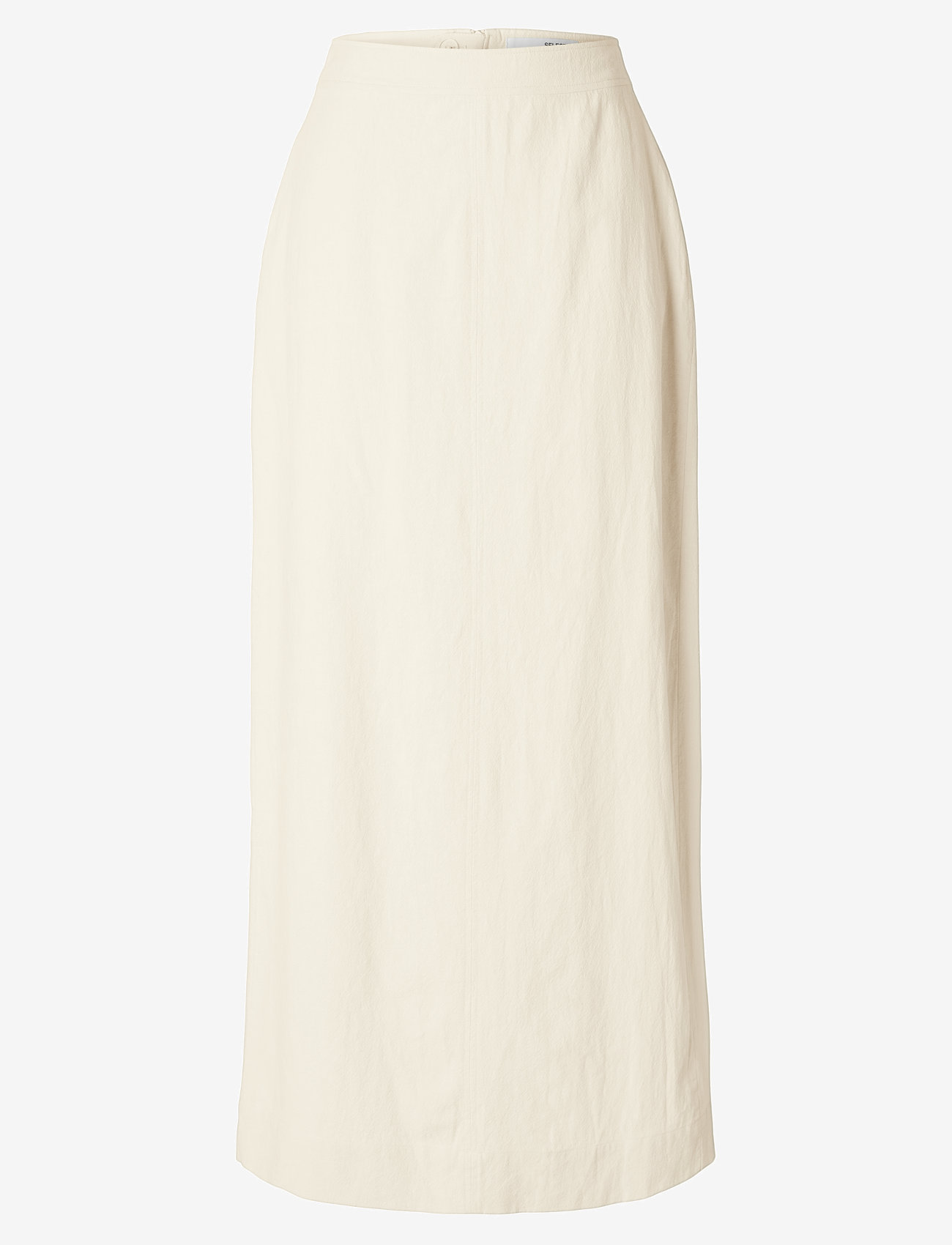 Selected - SLFILUNA HW ANKLE SLIT SKIRT B - midi kjolar - sandshell - 1